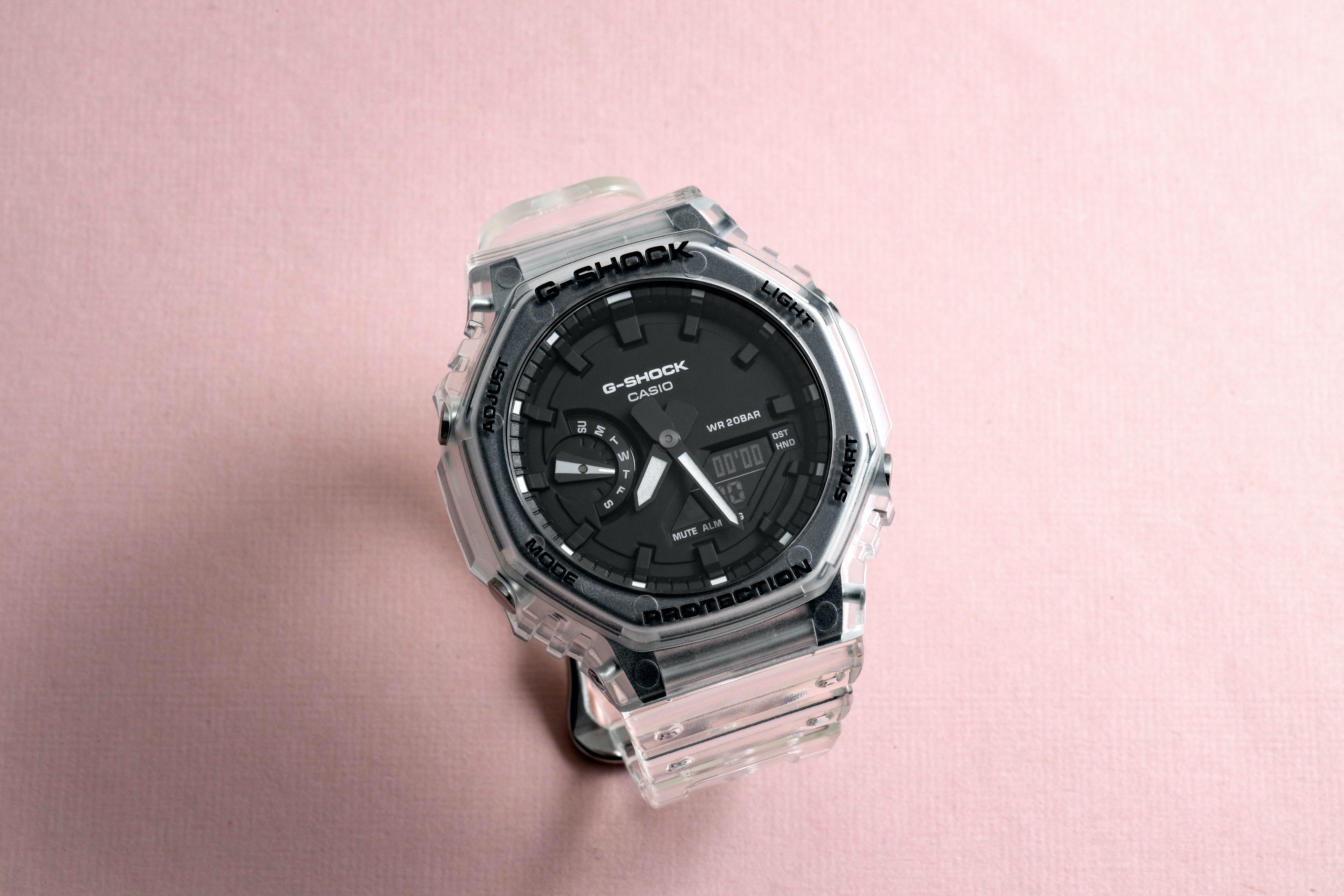 a clear casio