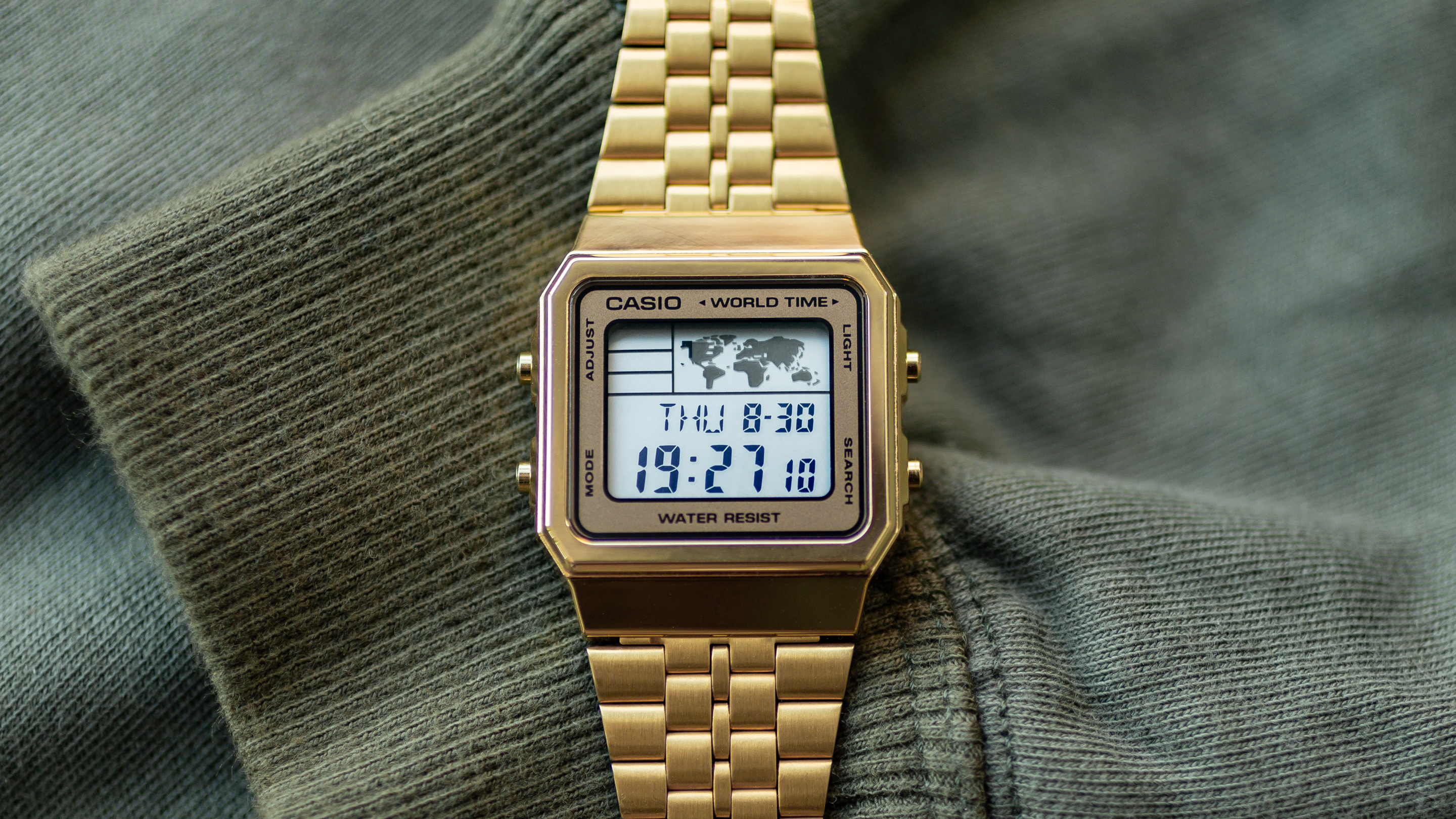 CASIO A519WGE ゴールド デジタル腕時計 楽天市場】【10年保証】【日本未発売】CASIO STANDARD カシオ
