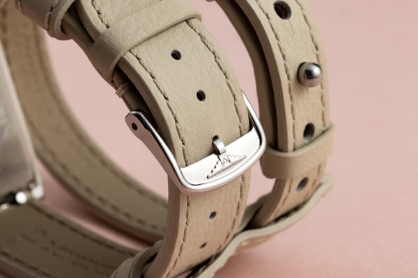 Strap and buckle of a longines watch 