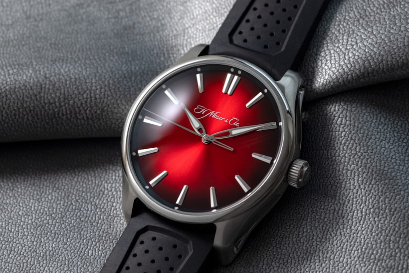 H. Moser Pioneer Swiss Mad Red