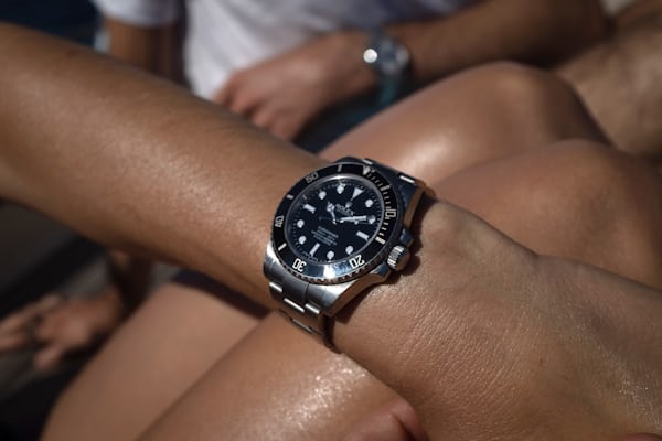 Rolex Submariner on wrist
