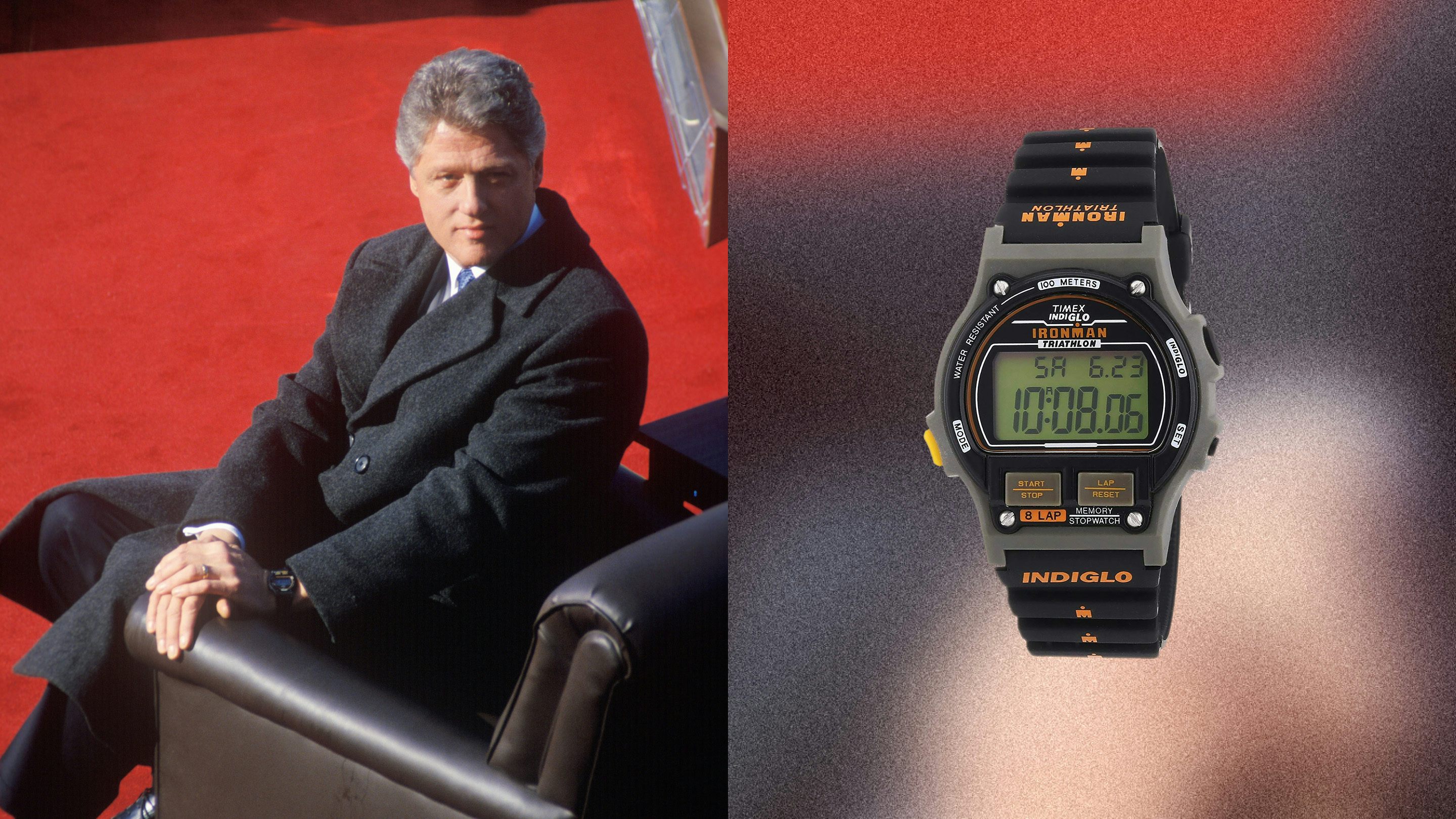 クリントン大統領の腕時計はタイメックスのアイアンマン 