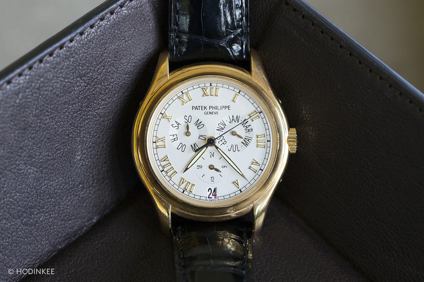a Patek Philippe 5035 Annual Calendar