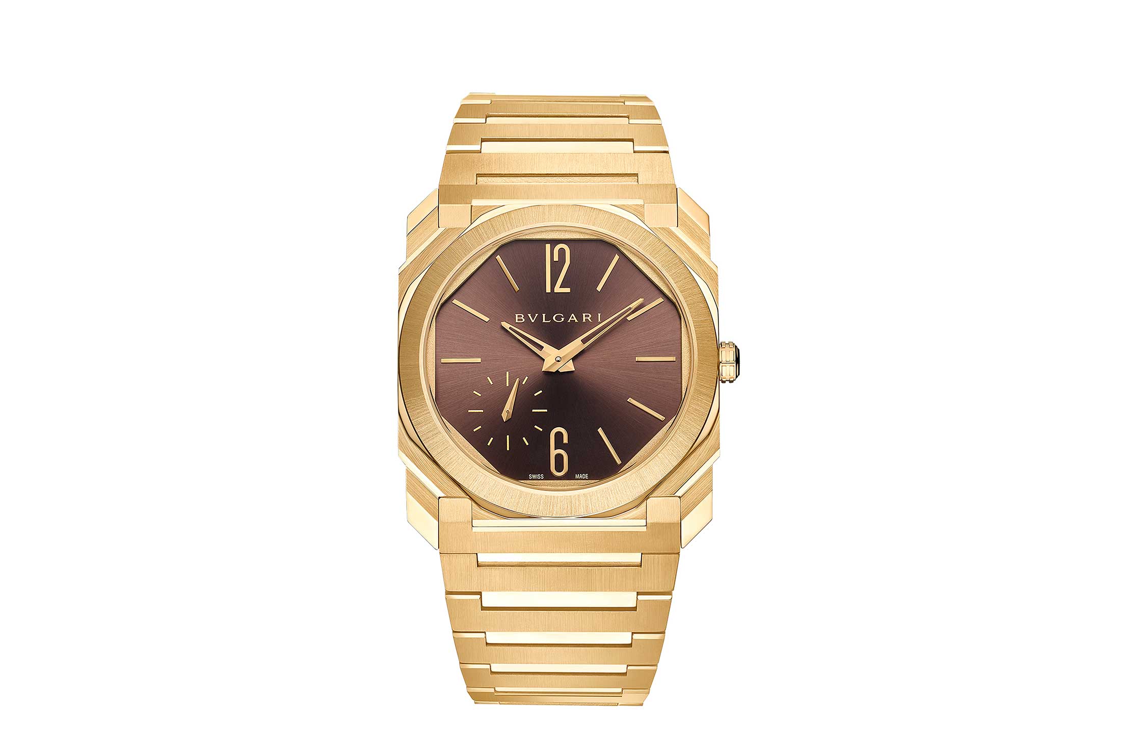 yellow gold bulgari watch