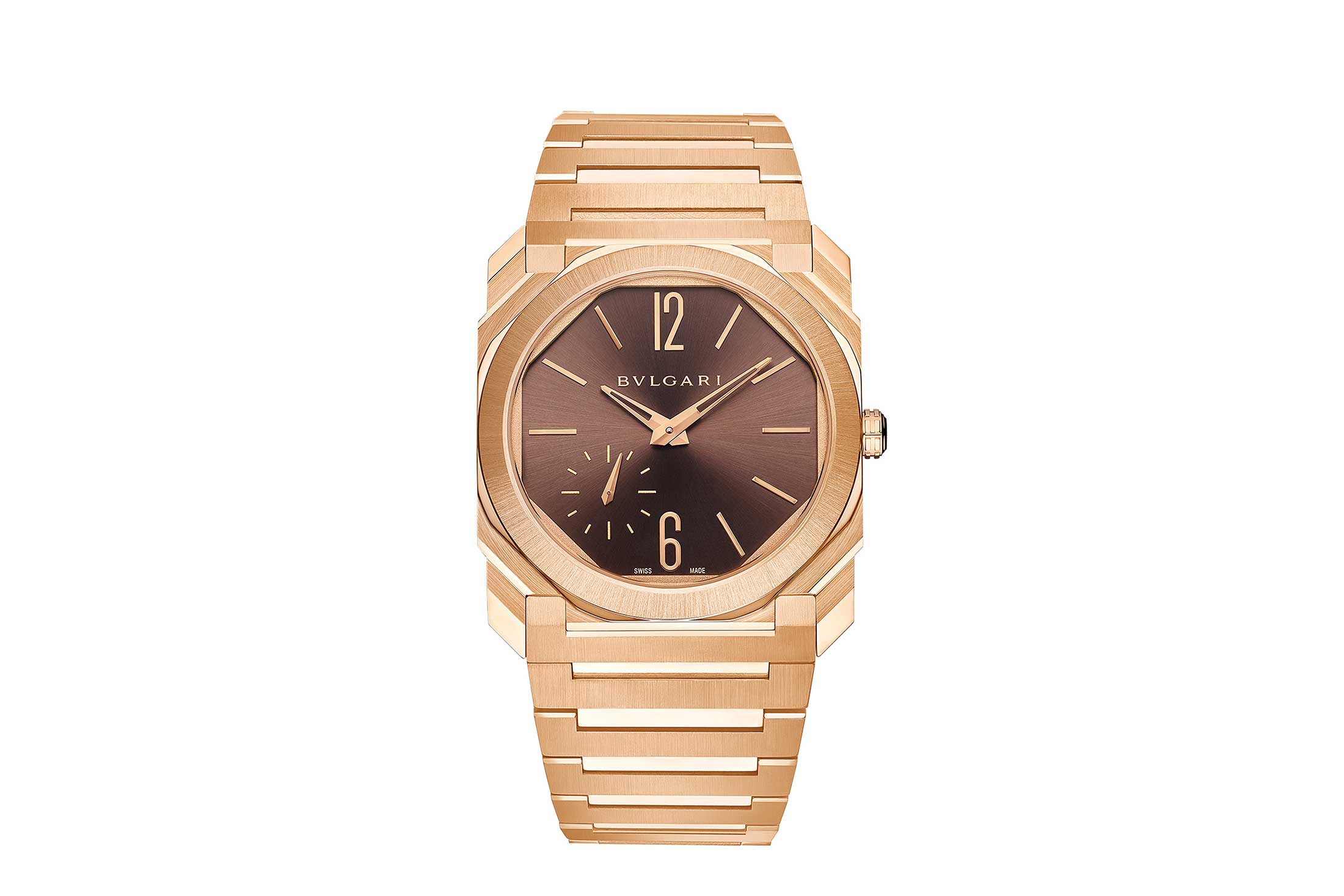 rose gold bulgari watch