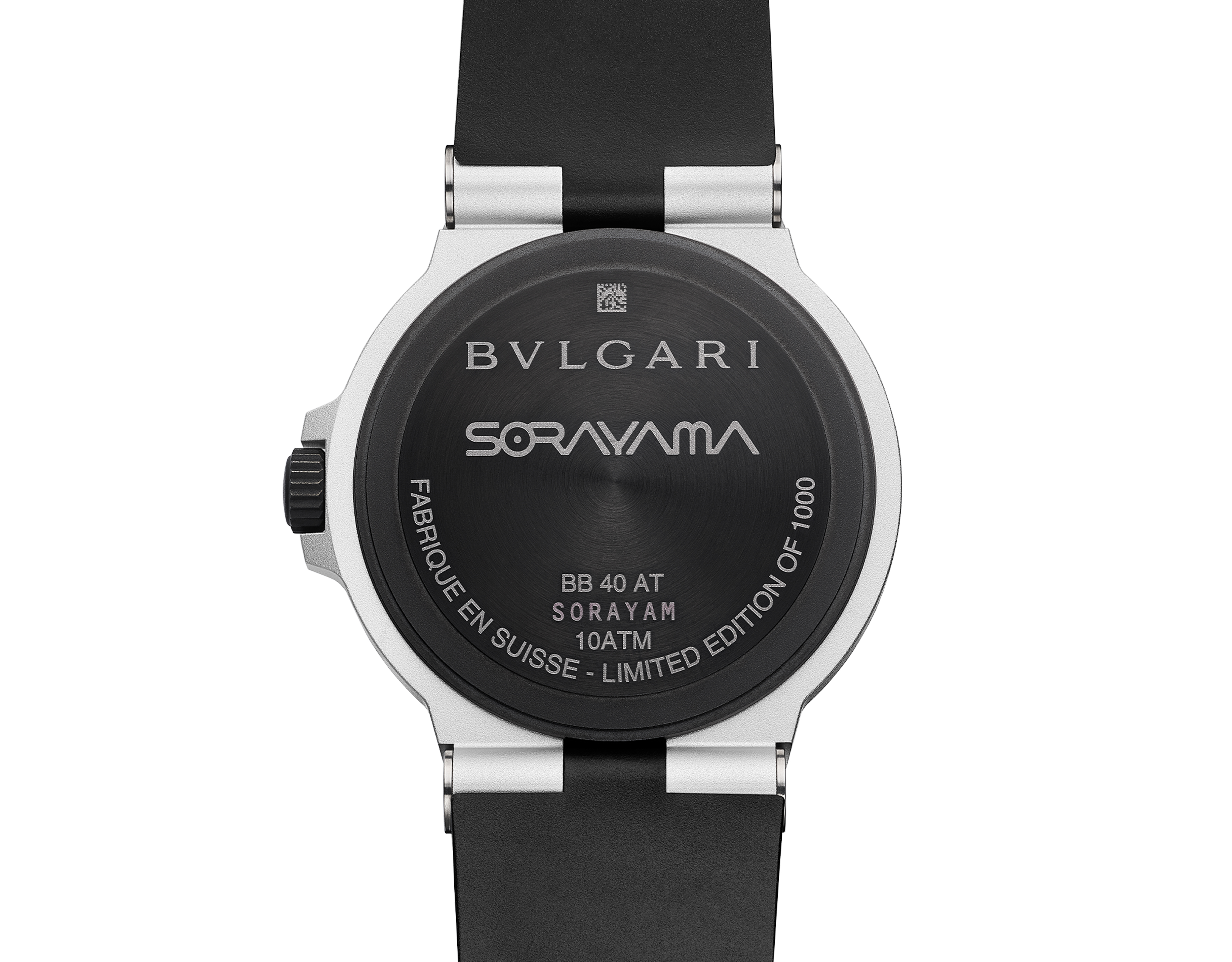 Caseback of Bulgari watch 