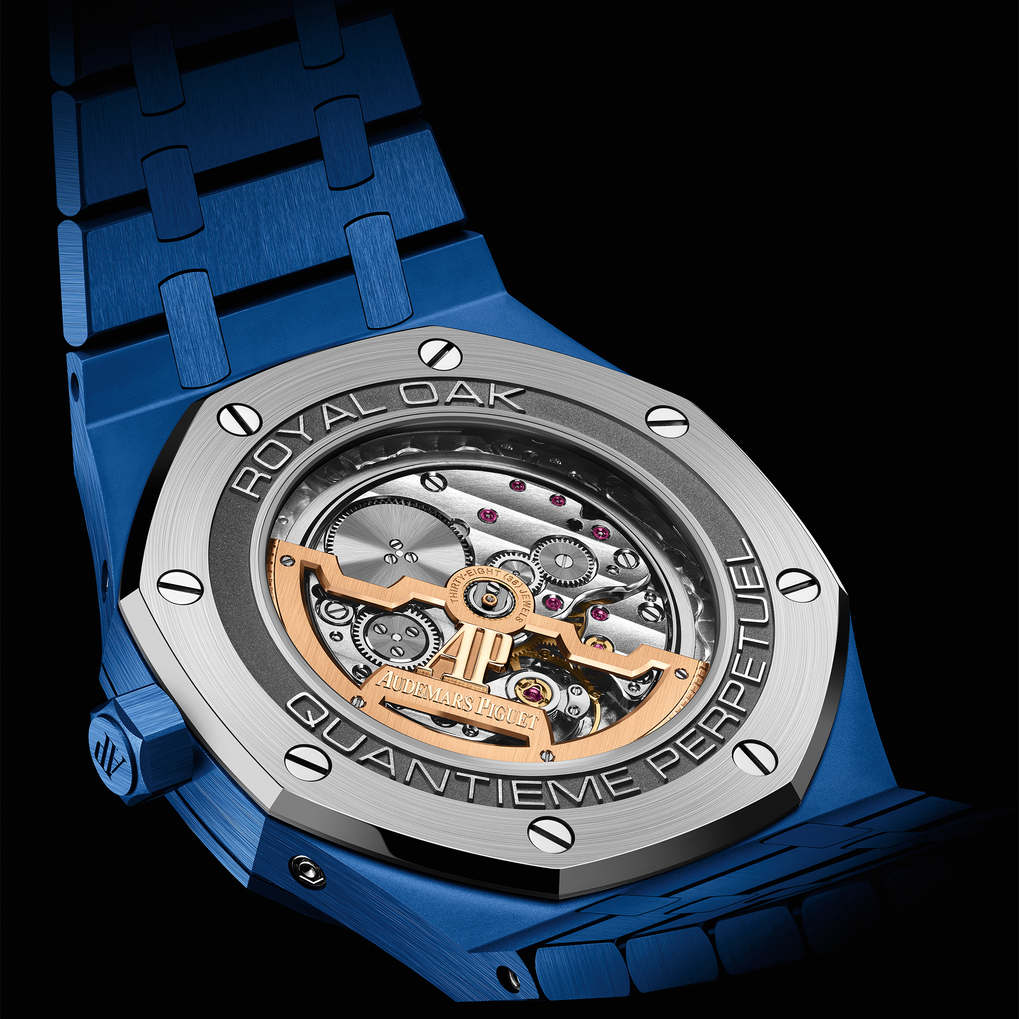 AP Royal Oak Perpetual Calendar Blue Ceramic