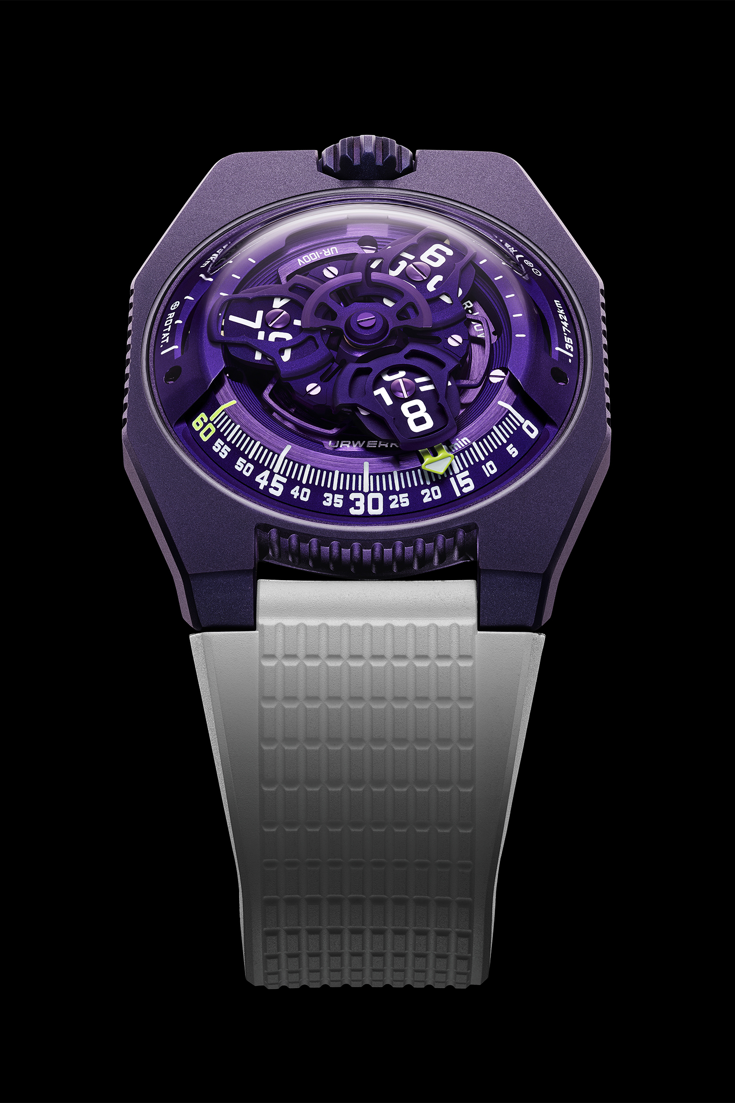 The Urwerk UR-100V "UltraViolet"