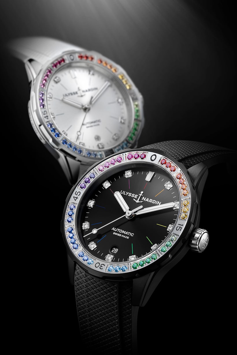 two rainbow watches