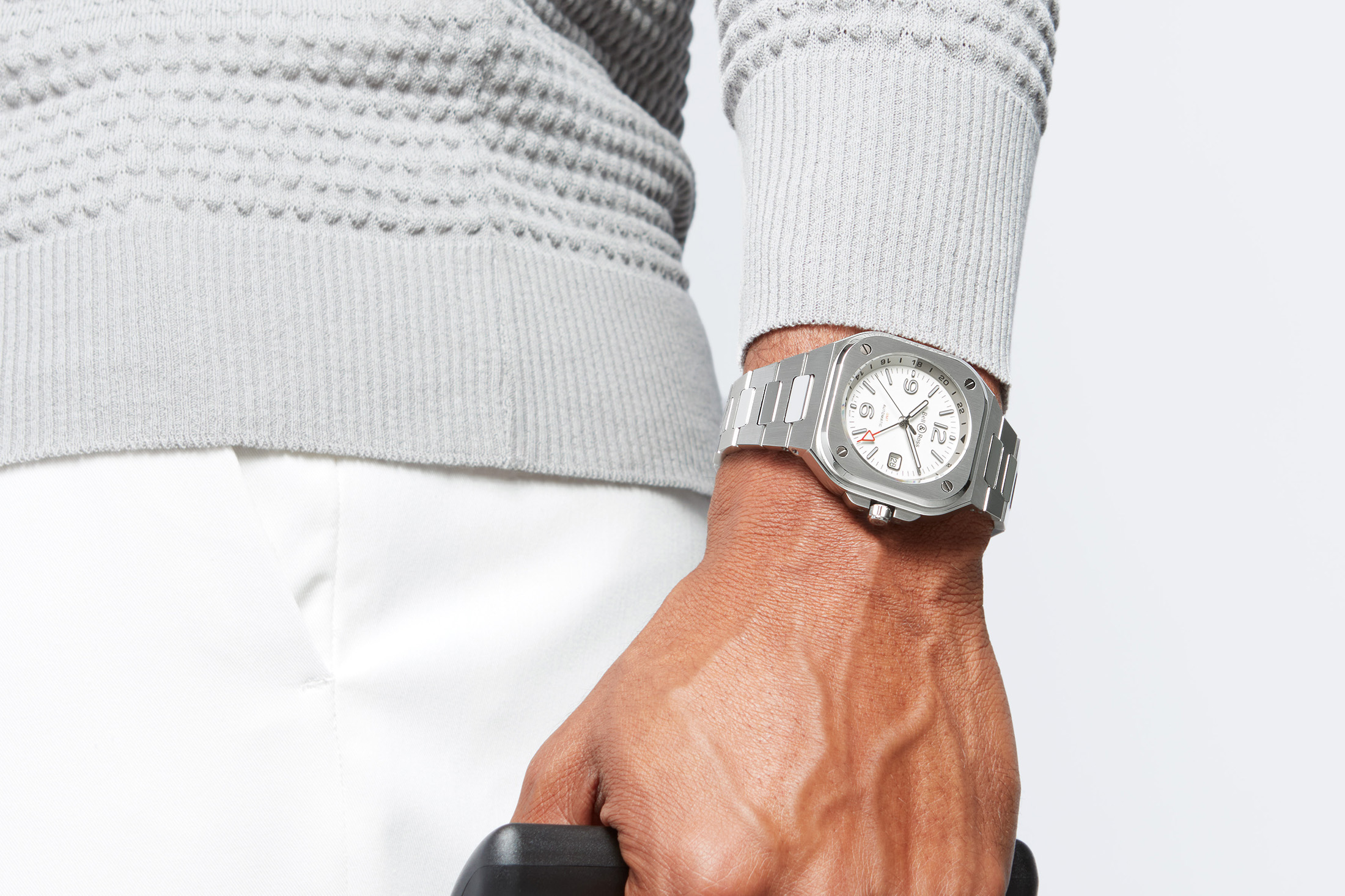 the bell and ross BR 05 GMT white