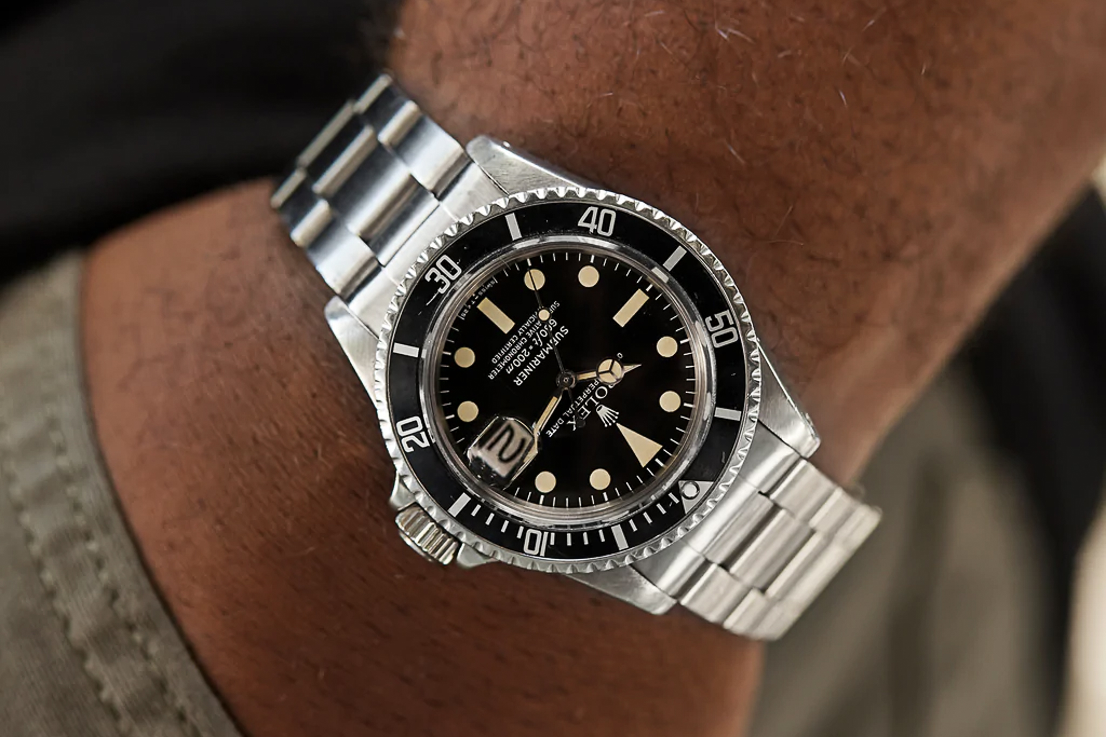 Submariner on wrist