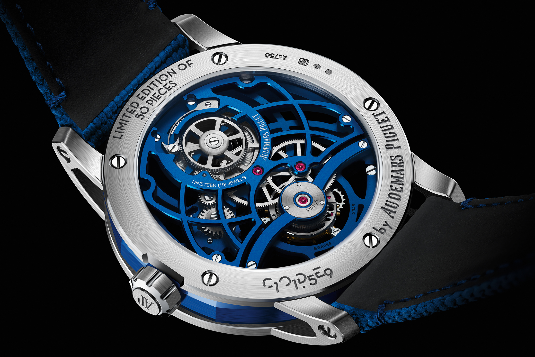 Audemars Piguet Code 11.59 Tourbillon Openworked in blue