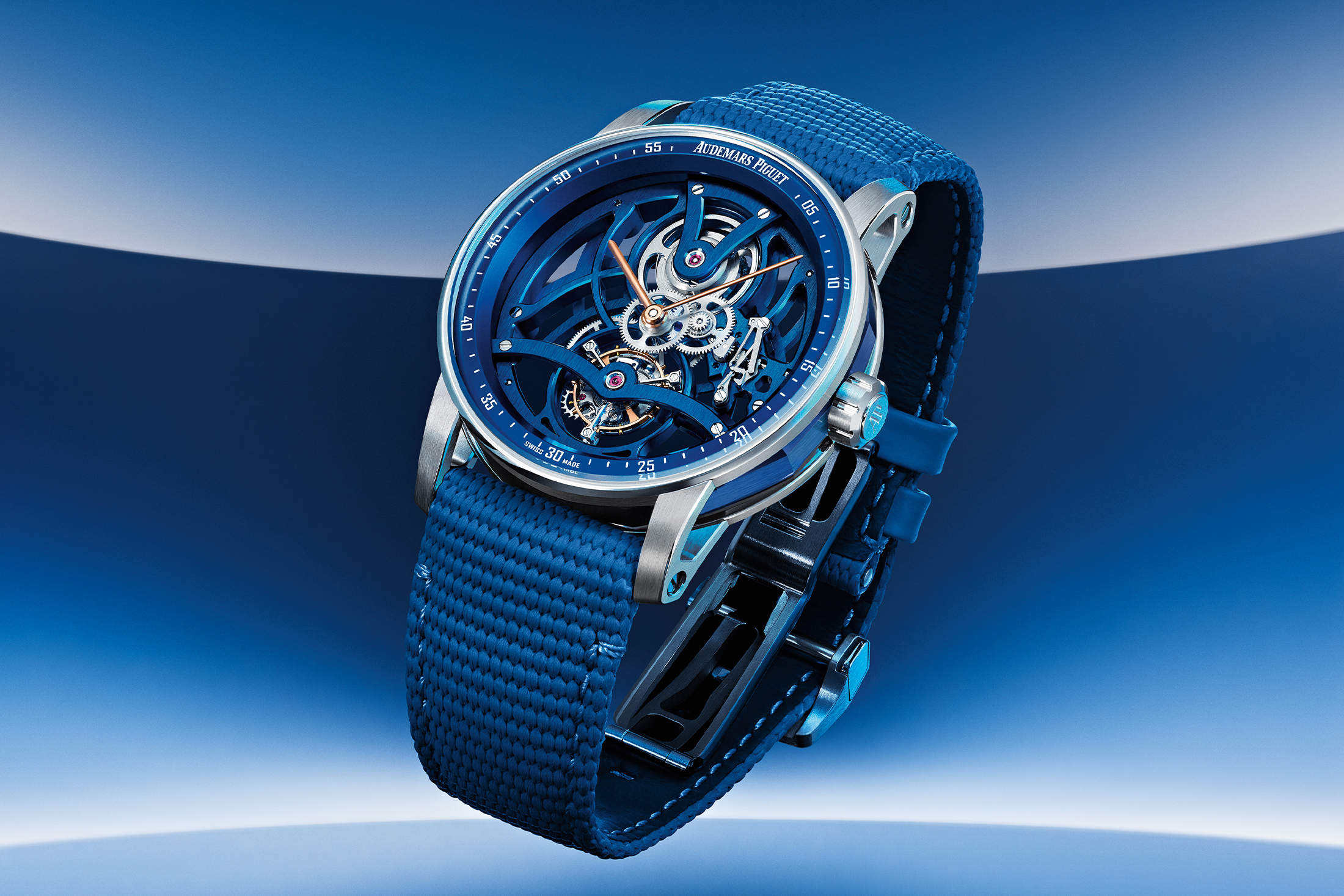 Audemars Piguet Code 11.59 Tourbillon Openworked in blue