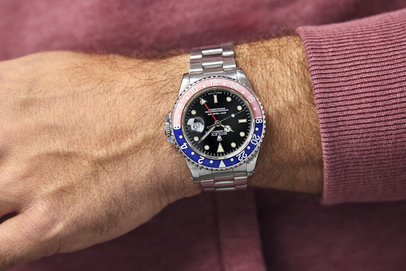 A vintage GMT-Master on the wrist