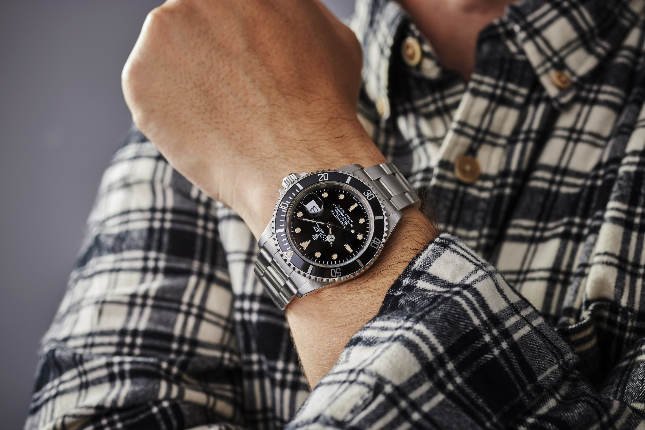 A vintage Submariner on the wrist