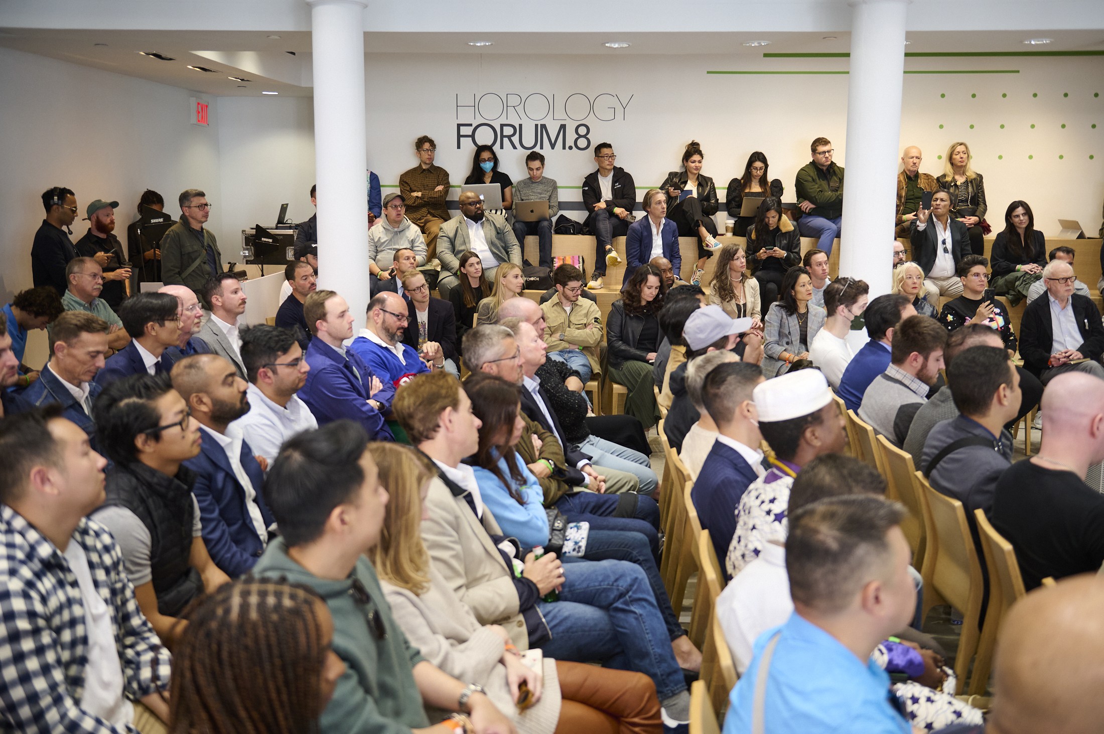 The crowd at Horology Forum