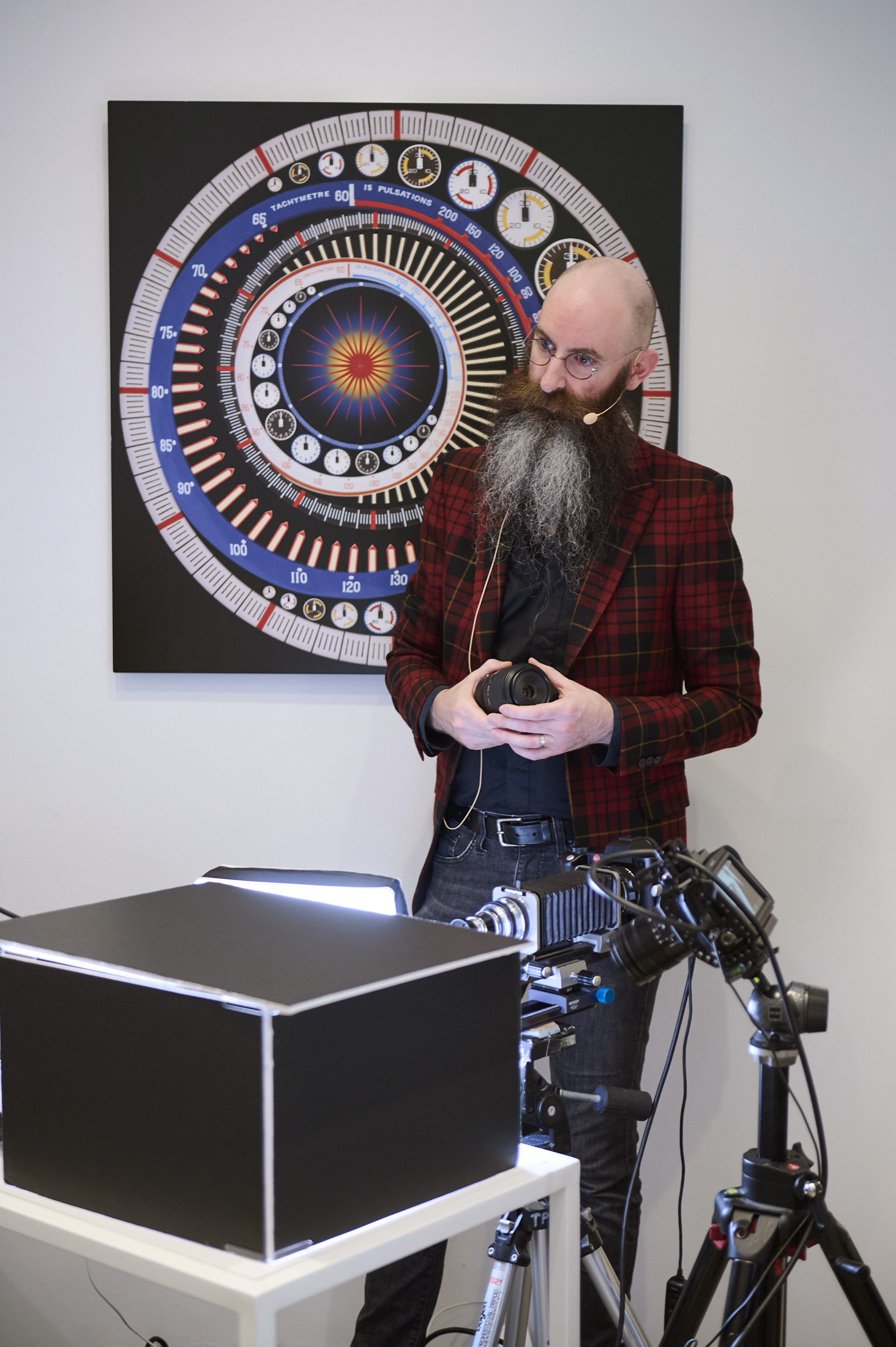 Atom Moore teaches watchmaking class