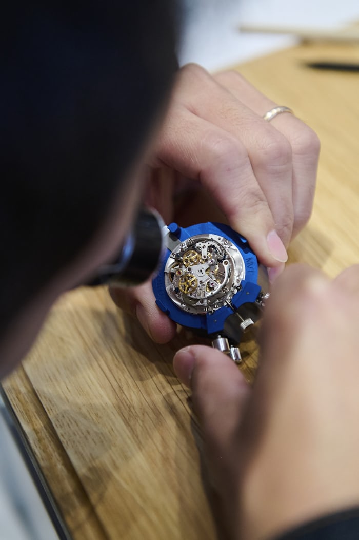 Working on watchmaking