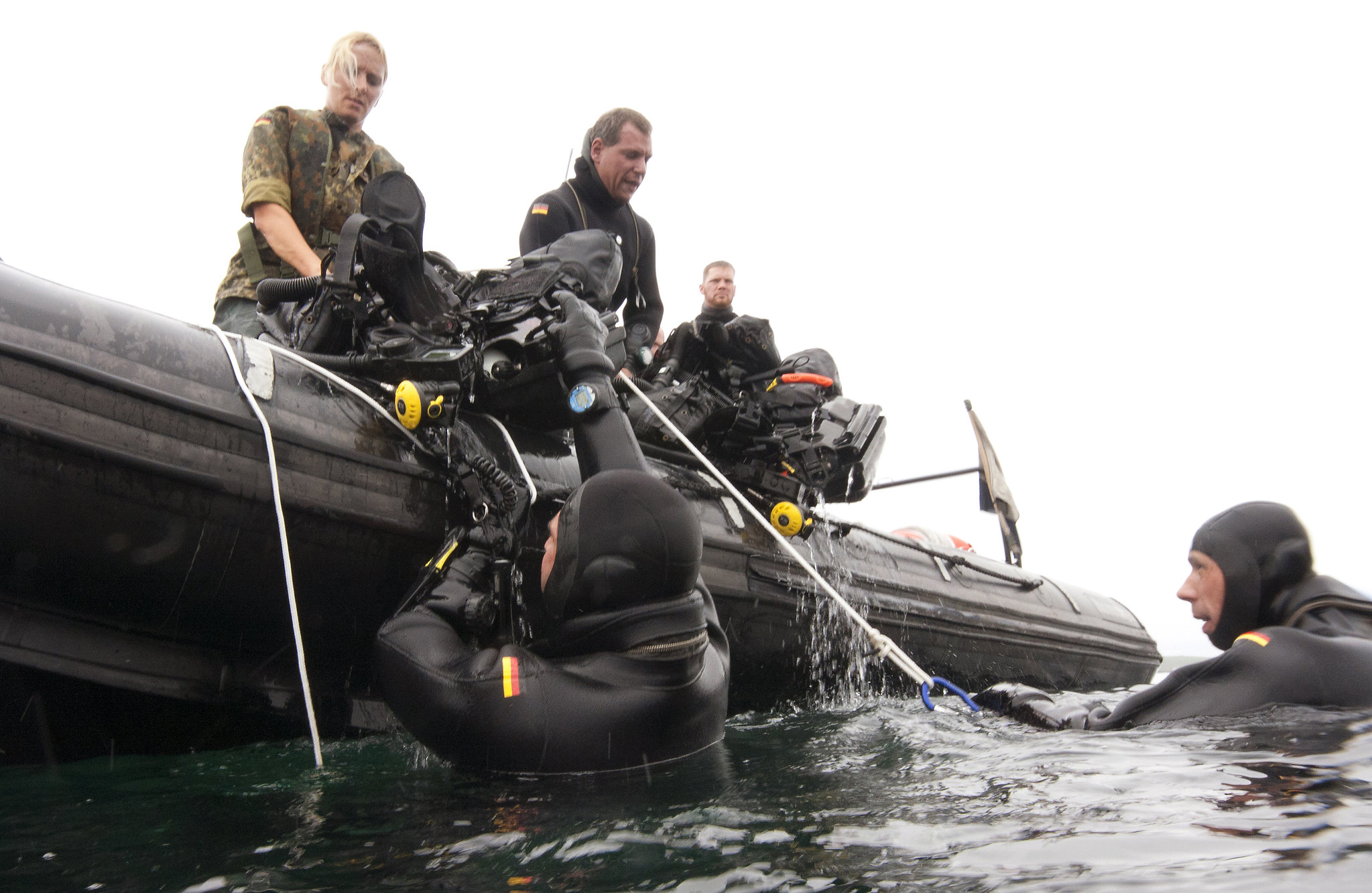 Mine disposal German military.