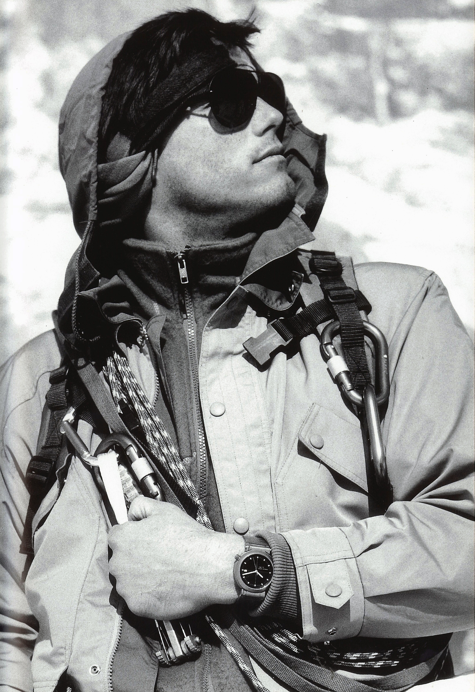 An advertisement for the IWC Porsche Design Compass Watch.