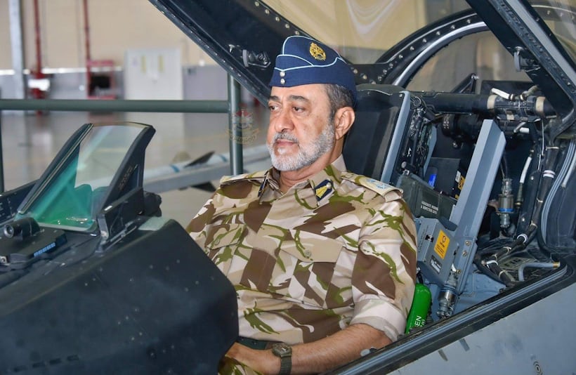 Sultan Haitham bin Tarik wearing a ref. 3510.