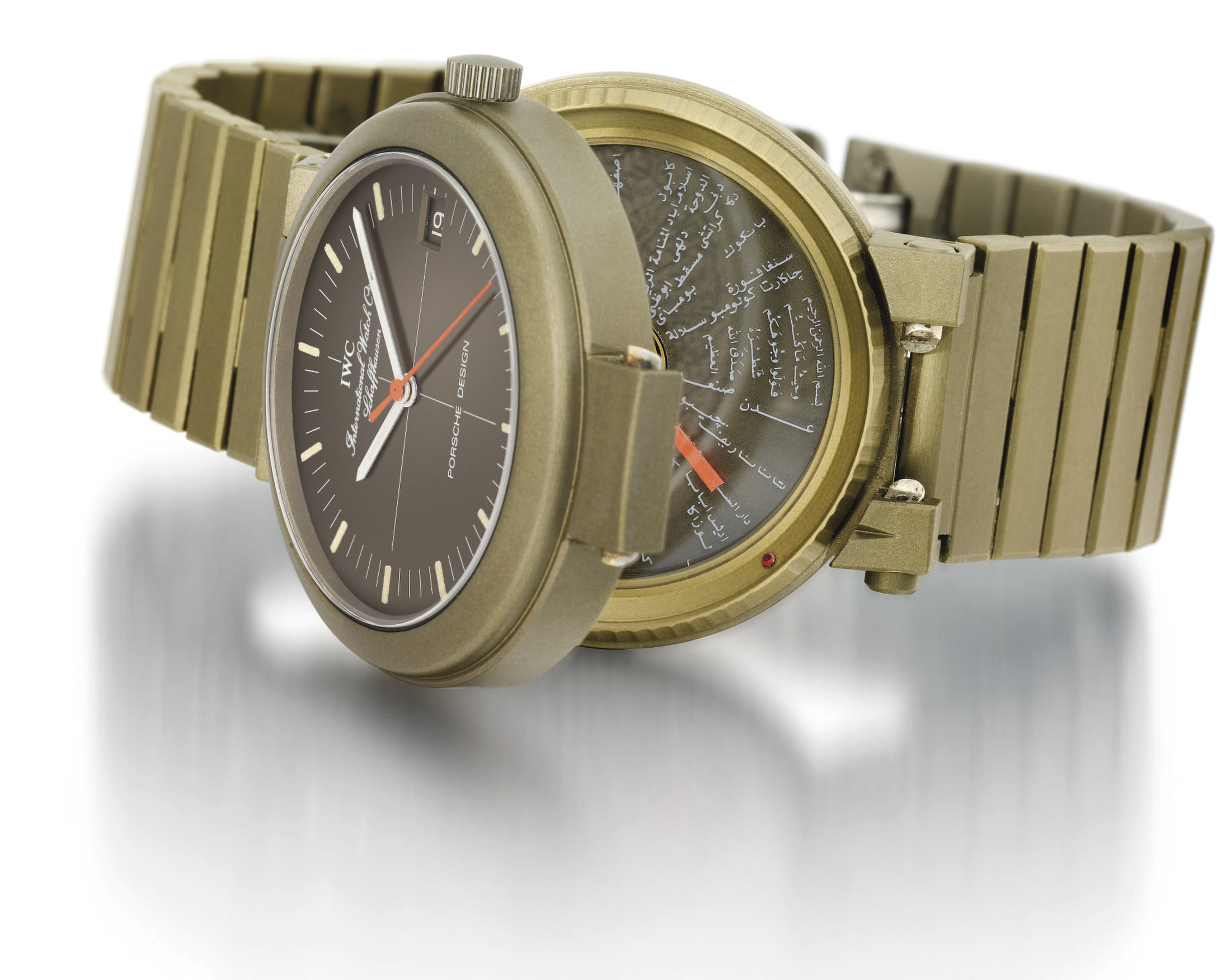 IWC Porsche Design Compass Watch with Mecca Indicator
