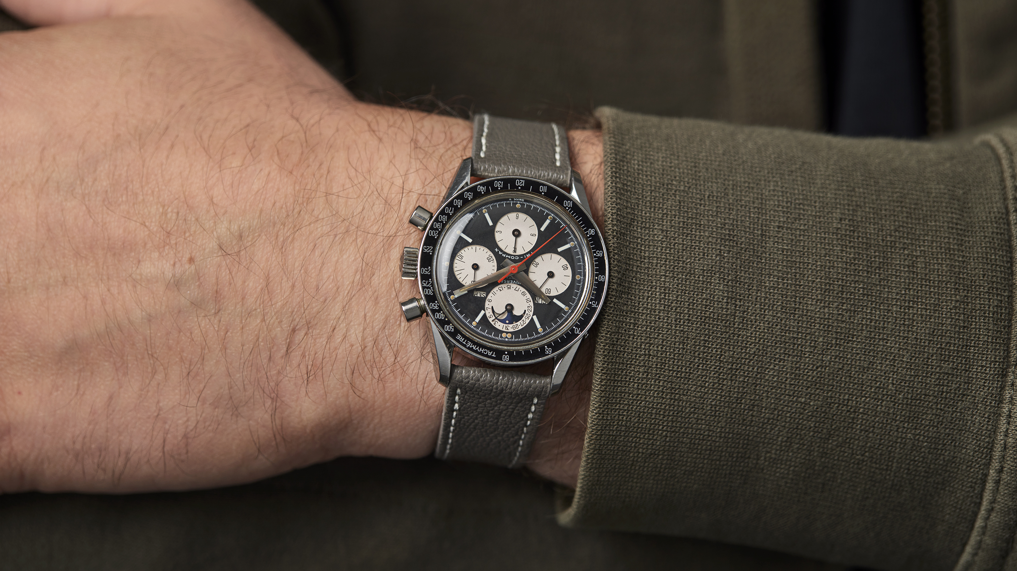 A vintage UG "Evil Clapton" on the wrist