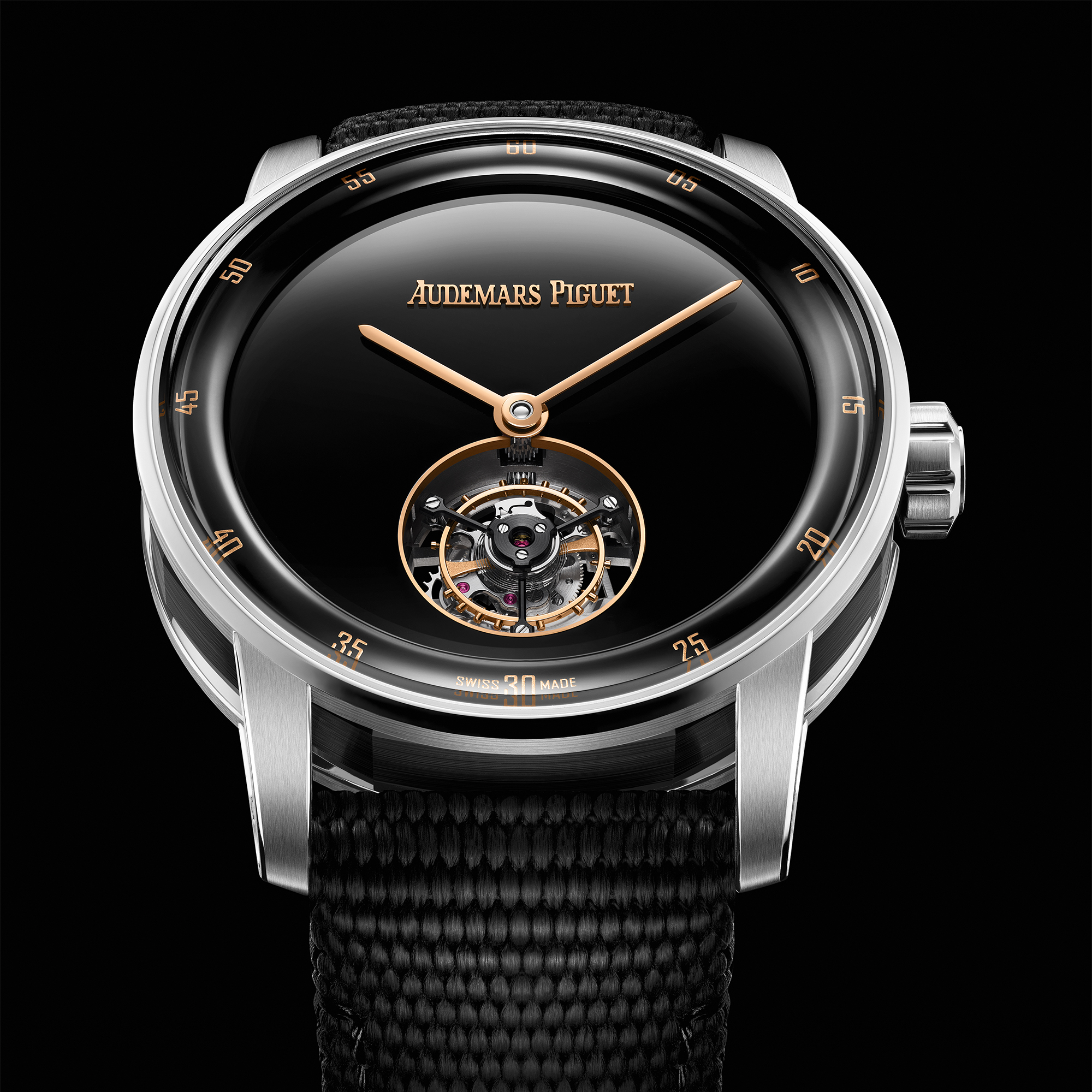 Audemars Piguet Code 11.59 Selfwinding Flying Tourbillon with black onyx dial 