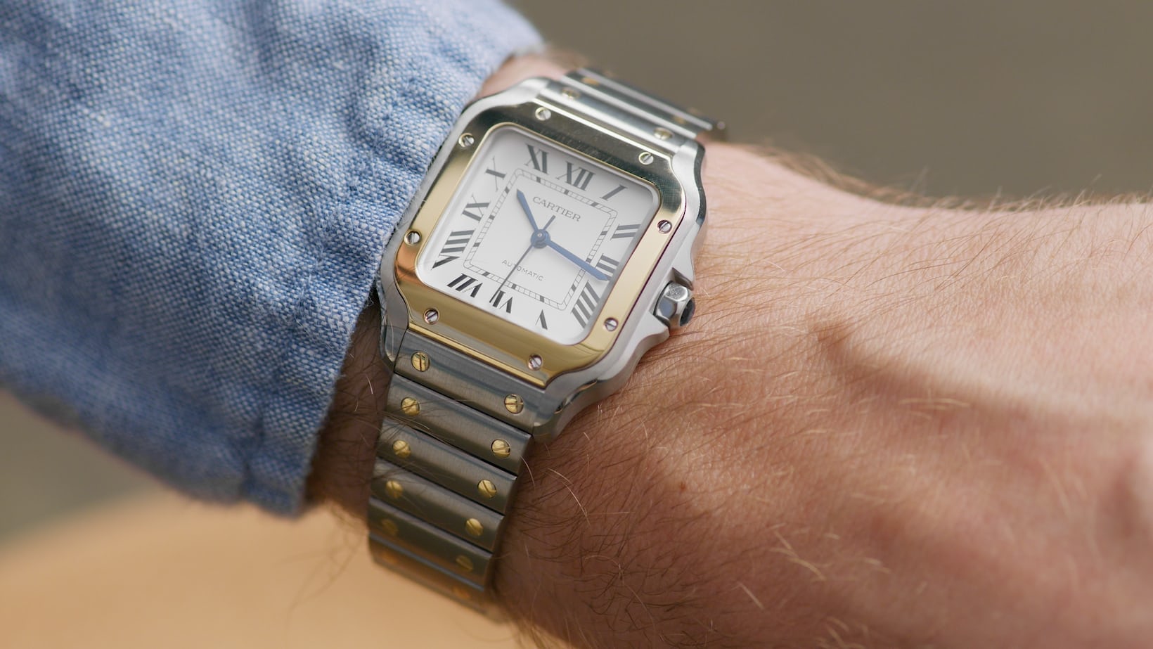 a cartier santos 