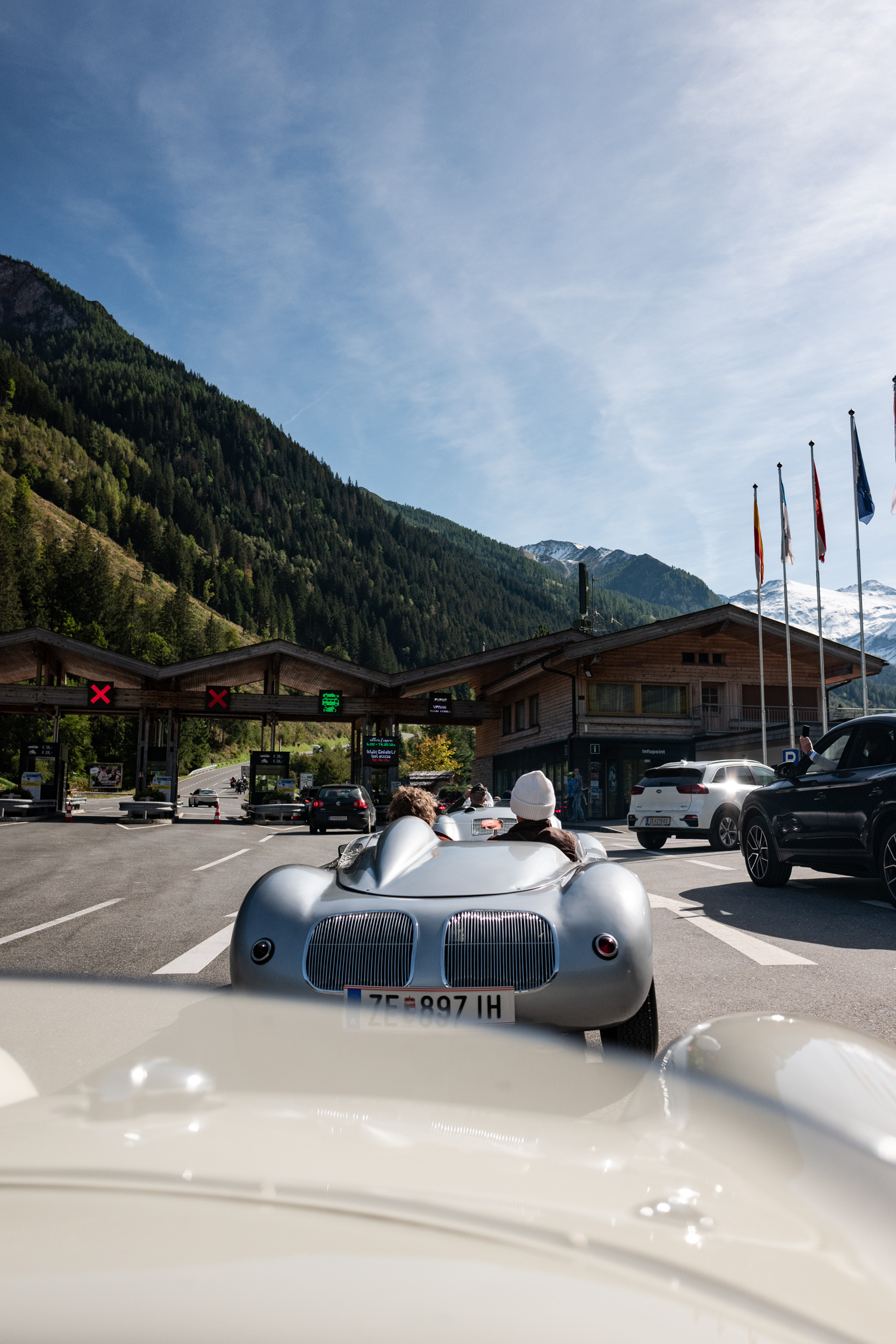porsche 718 rsk on a road. 