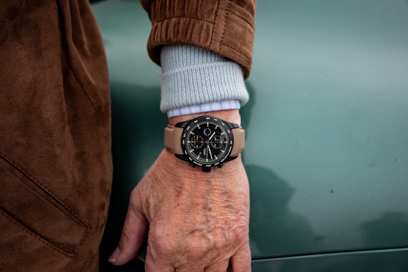 dr porsche's customized Porsche Design watch