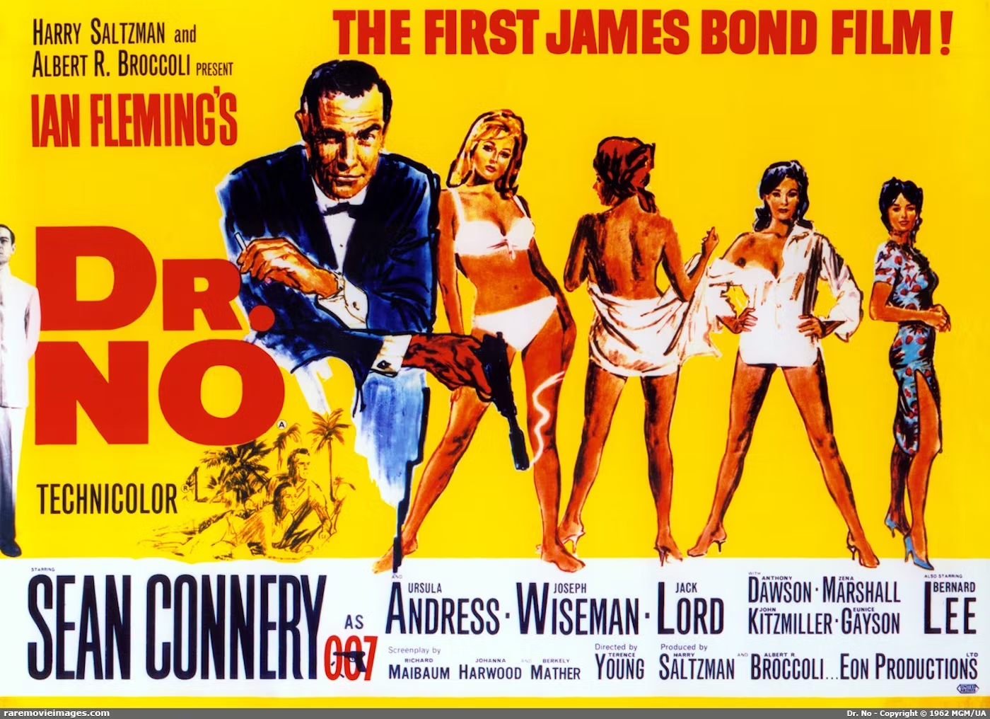 Watching Movies: ショーン・コネリーが、ロレックスのサブマリーナー Ref.6538をつけて最初のジェームズ・ボンドを演じた映画『007/ドクター・ノオ』  - Hodinkee Japan （ホディンキー 日本版）