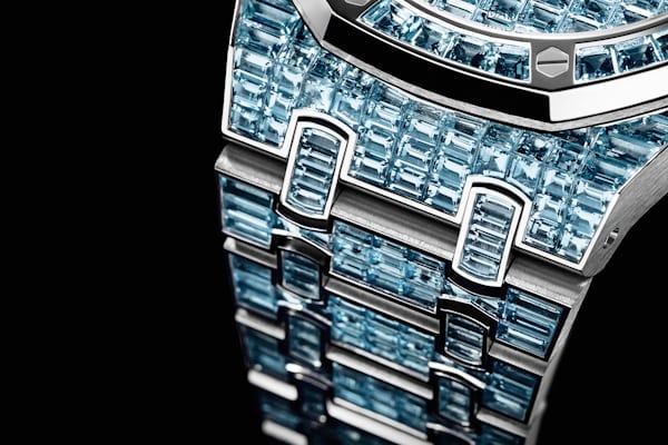 Blue gem-set Royal Oak Watch 