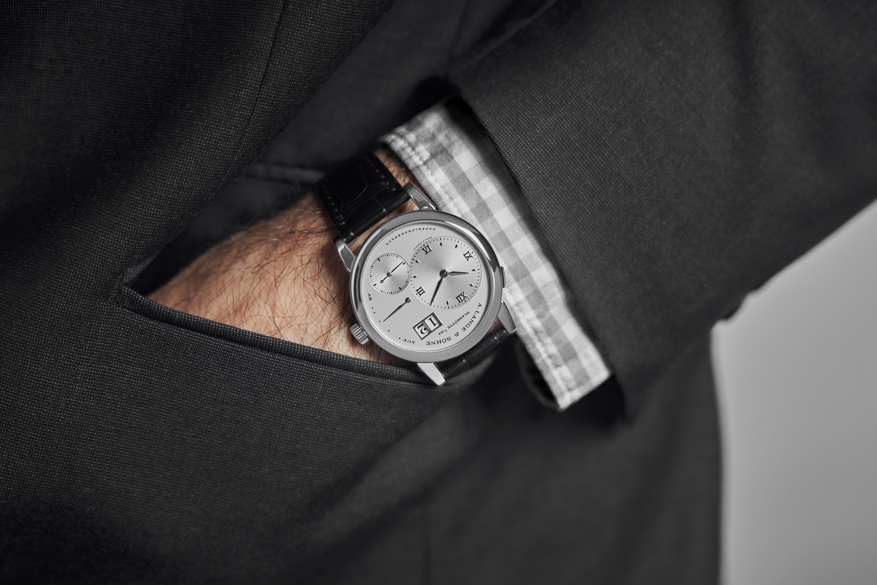 A Lange 1 on the wrist