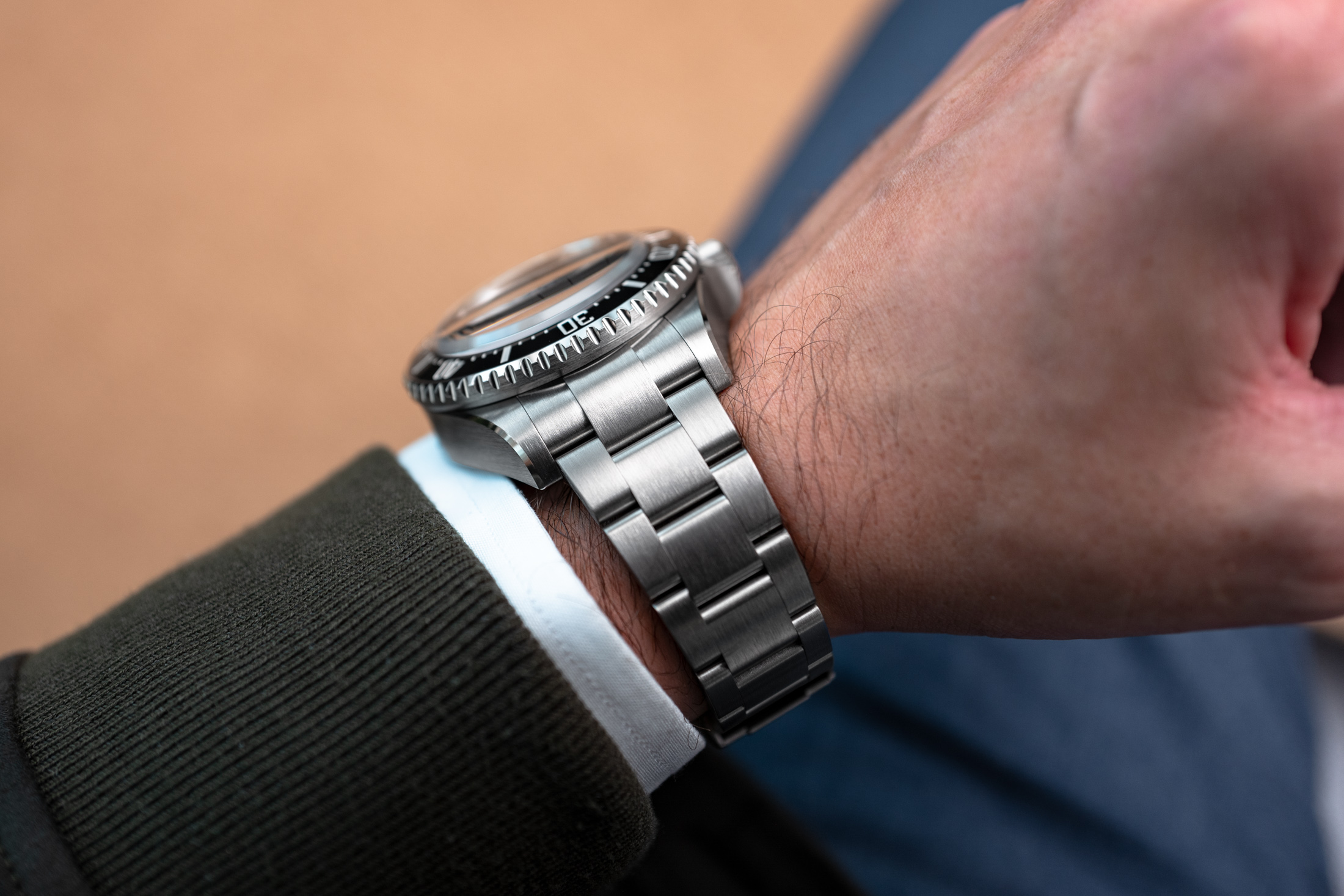 Deepsea Challenge on wrist