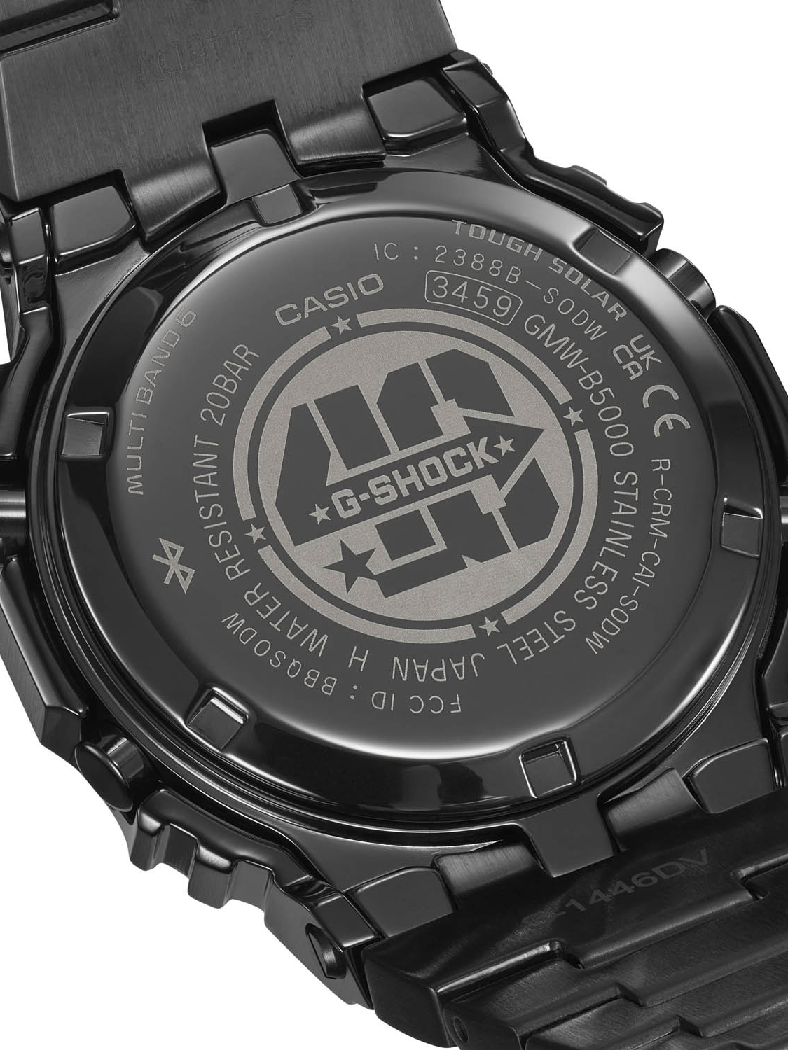 The caseback on the GMWB5000EH-1