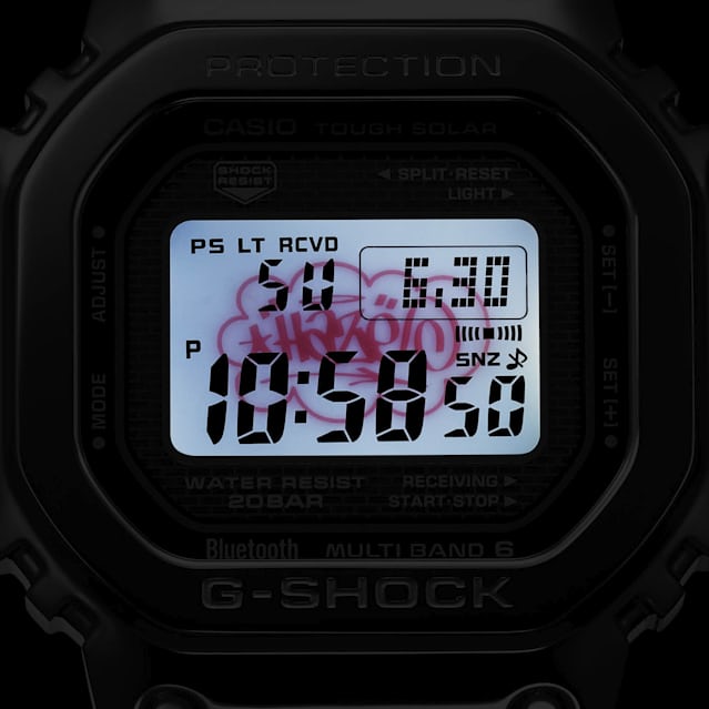 The handwriting on the G-SHOCK x Eric Haze limited edition.