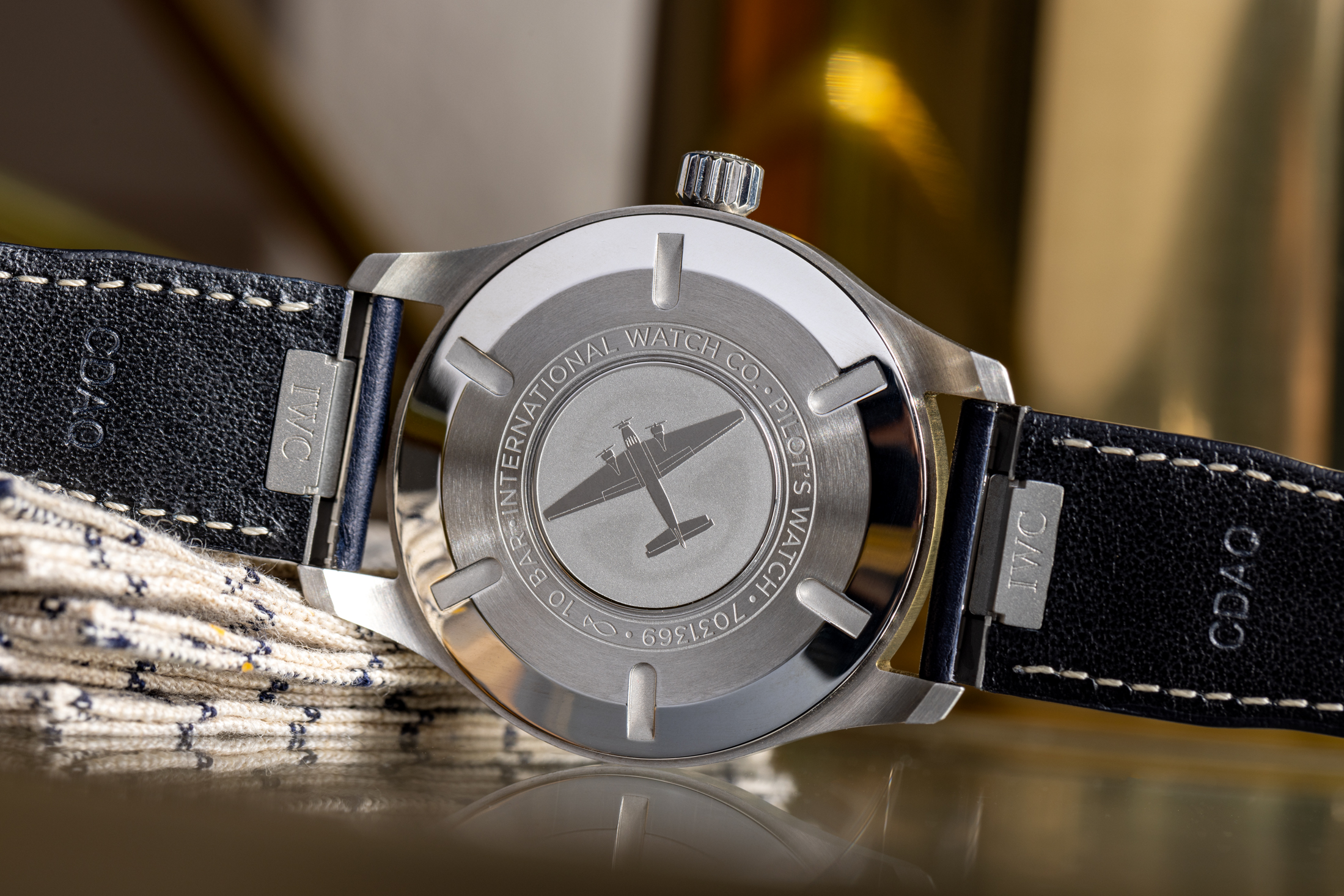 IWC Mark XX pilot's watch caseback