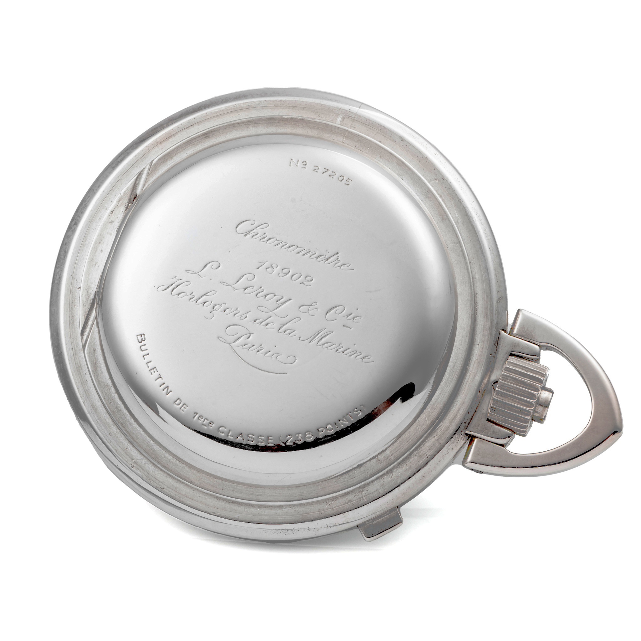 Antiquorum Lot 260: L. Leroy & Cie N°18902 Chronometer with Split-seconds Chronograph