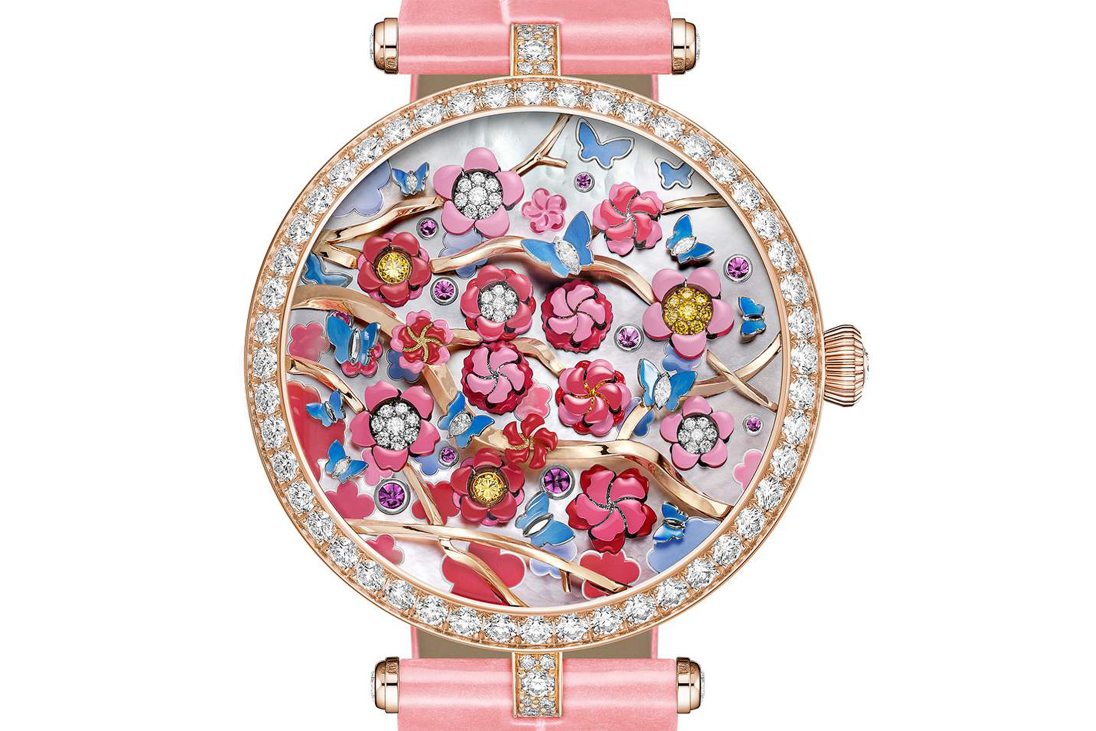 VCA Lady Arpels Heures Florales Cerisier watch