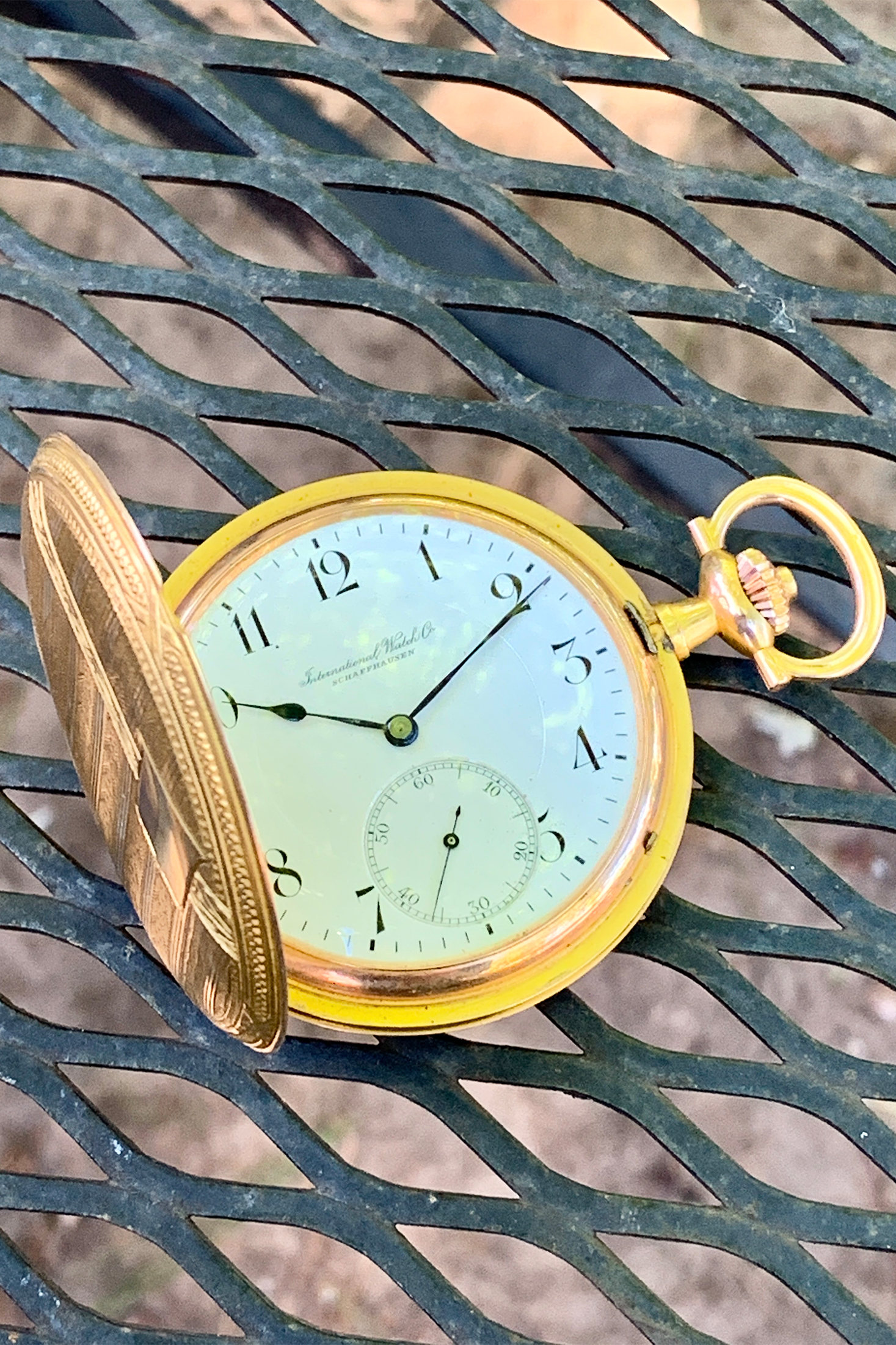 vintage iwc pocket watch