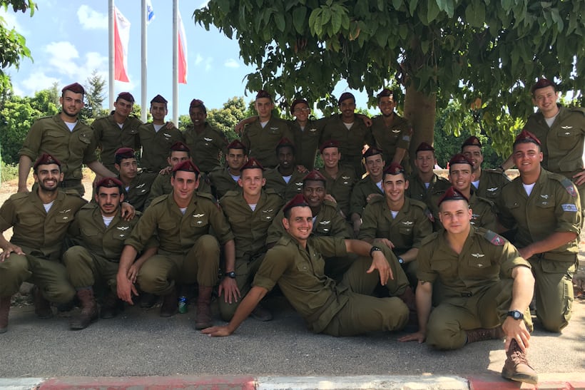 The author’s training platoon together for the last time in uniform, summer 2016.