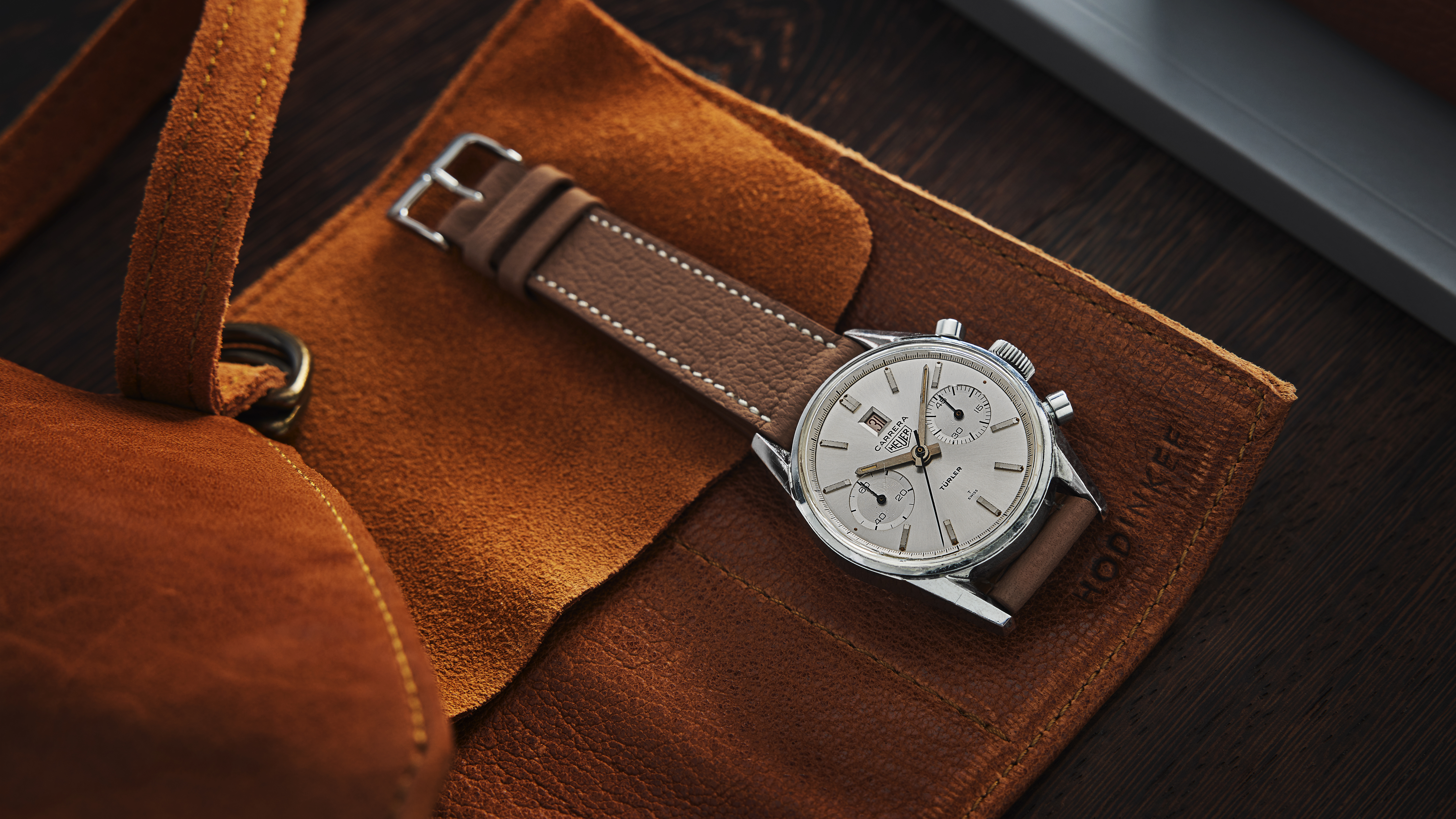 A vintage Heuer Carrera "Dato 45"
