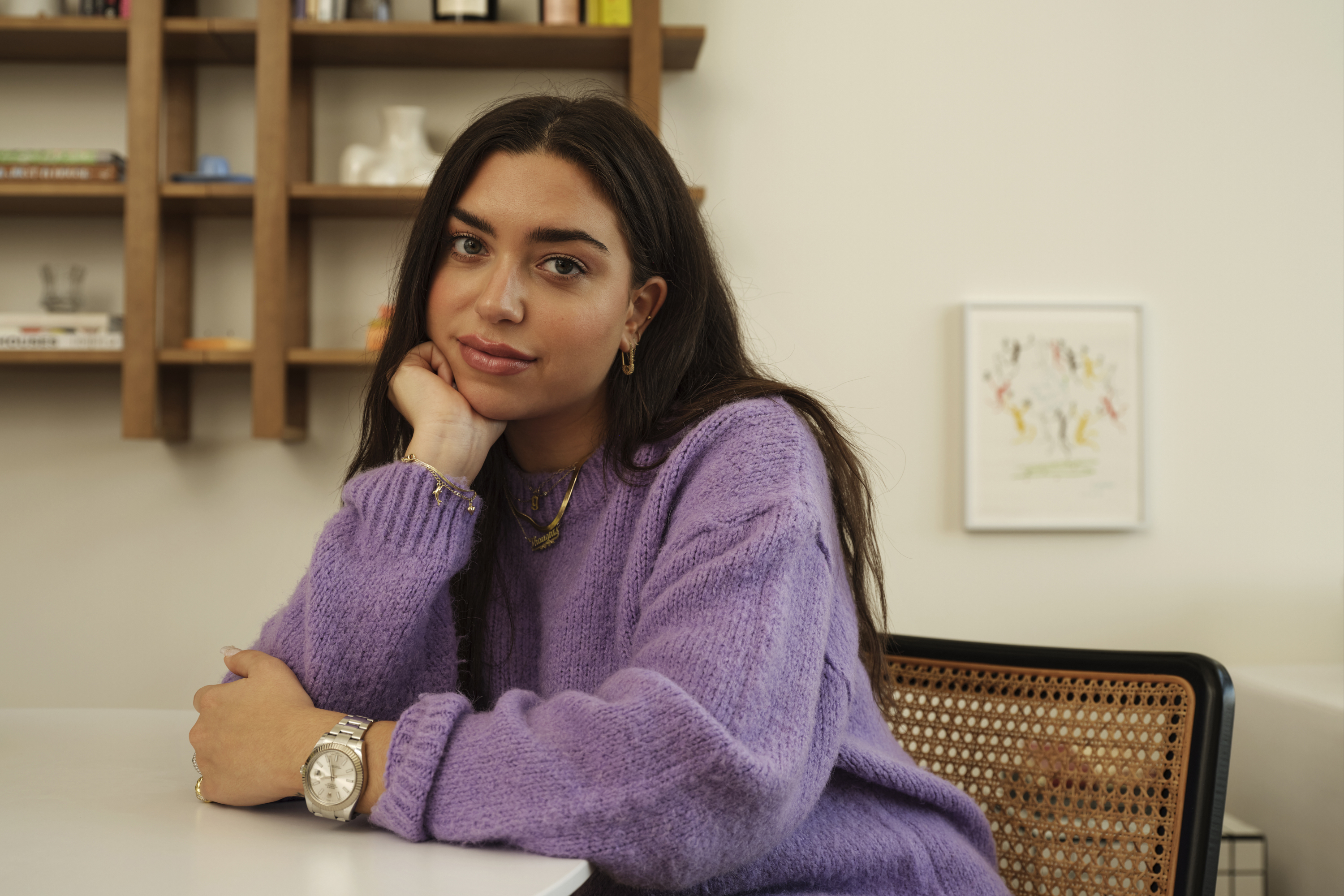 a woman wearing a datejust