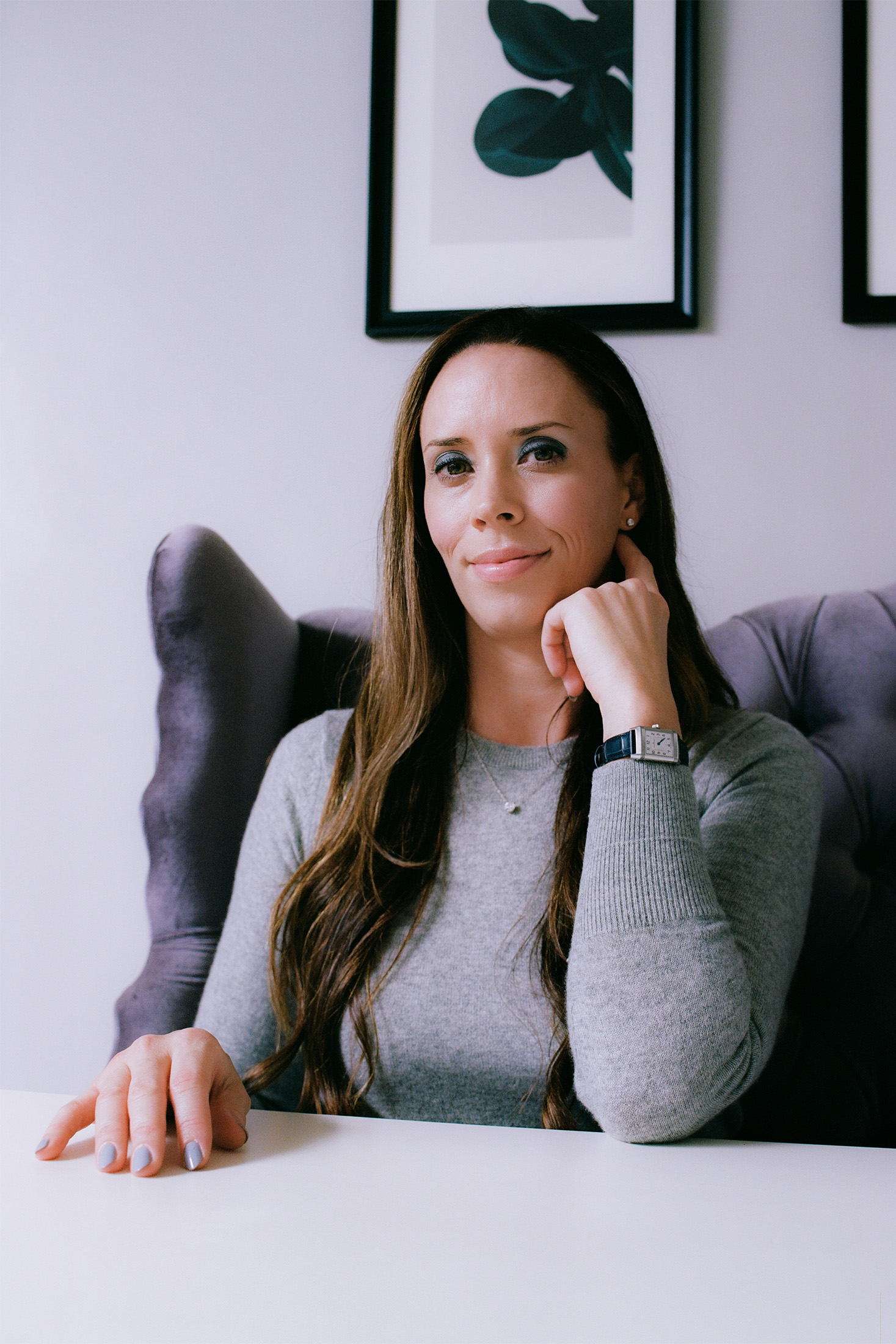 woman wearing a watch