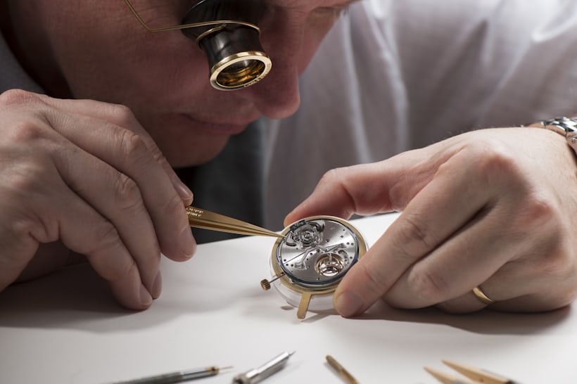 Carl F. Bucherer watch components for our in-house movement CFB MR3000 minute repeater
