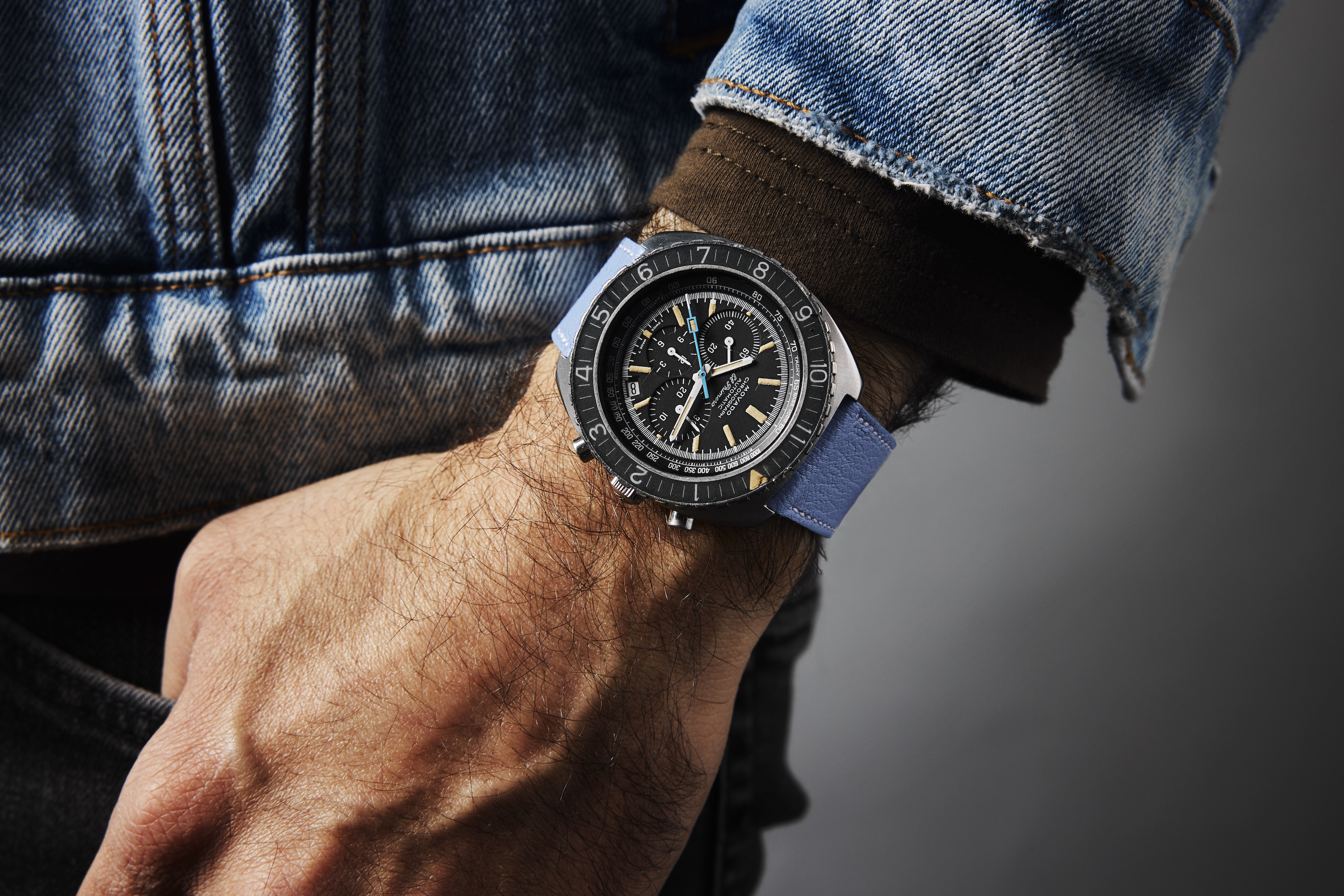 A Movado El Primero on the wrist