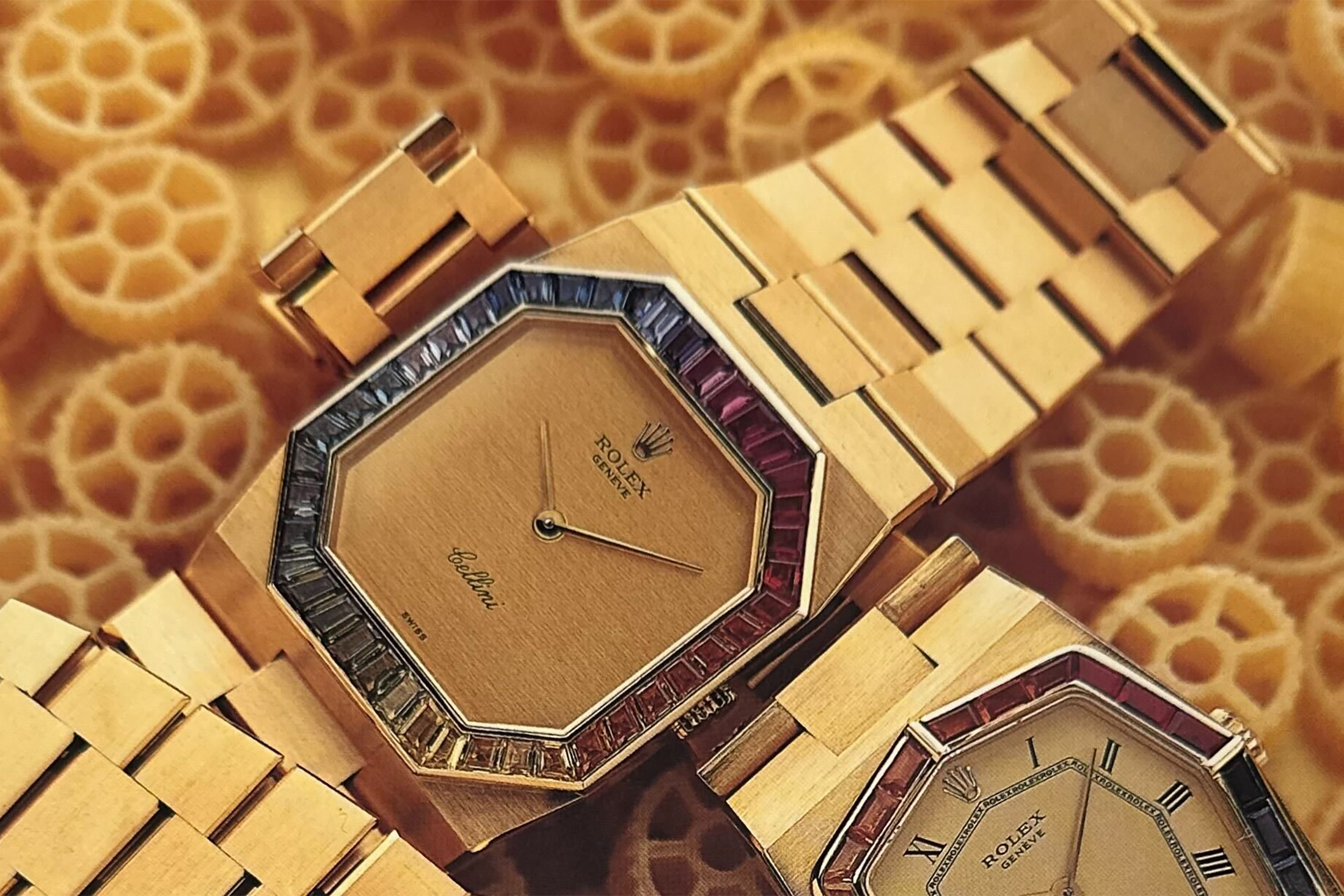 Rolex Cellini Rainbow 80s