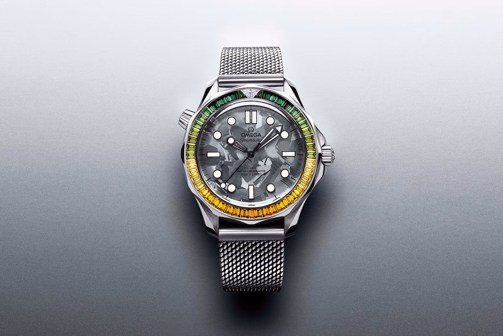 Gem-set Omega Seamaster 