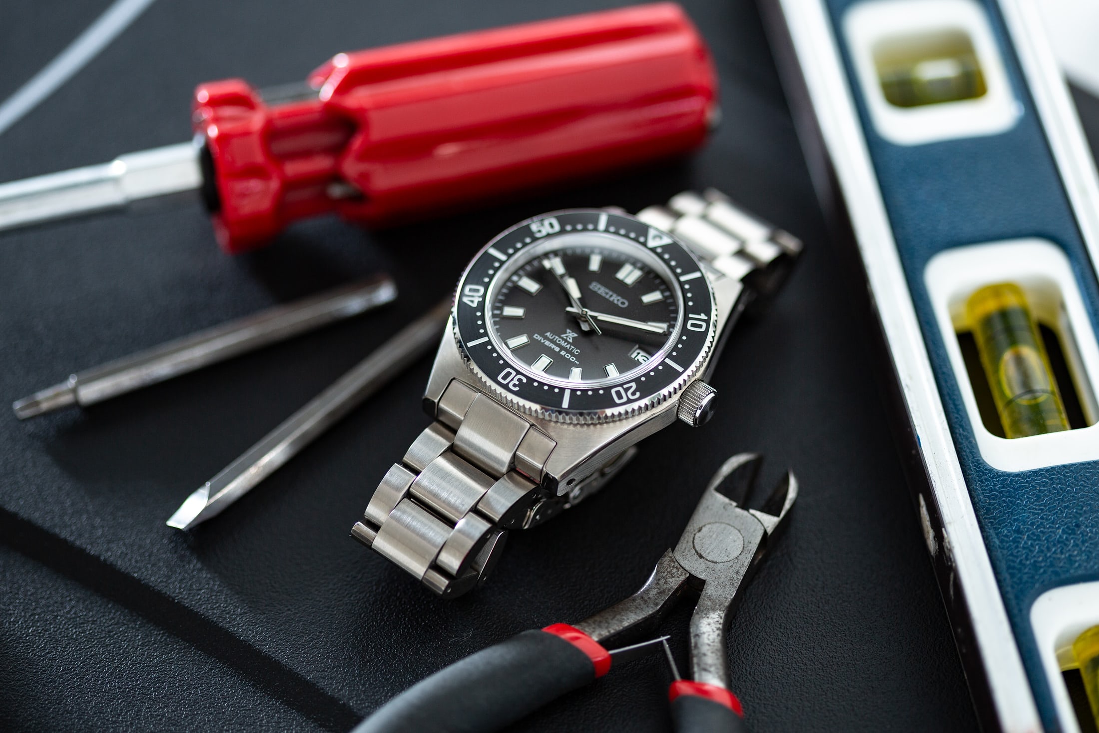 a seiko spb143 with tools. 